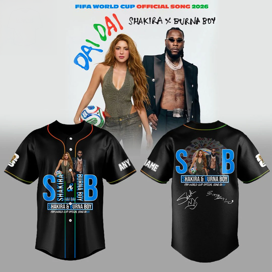 Shakira x Burna Boy FIFA WORLD CUP 2026 Edition Jersey