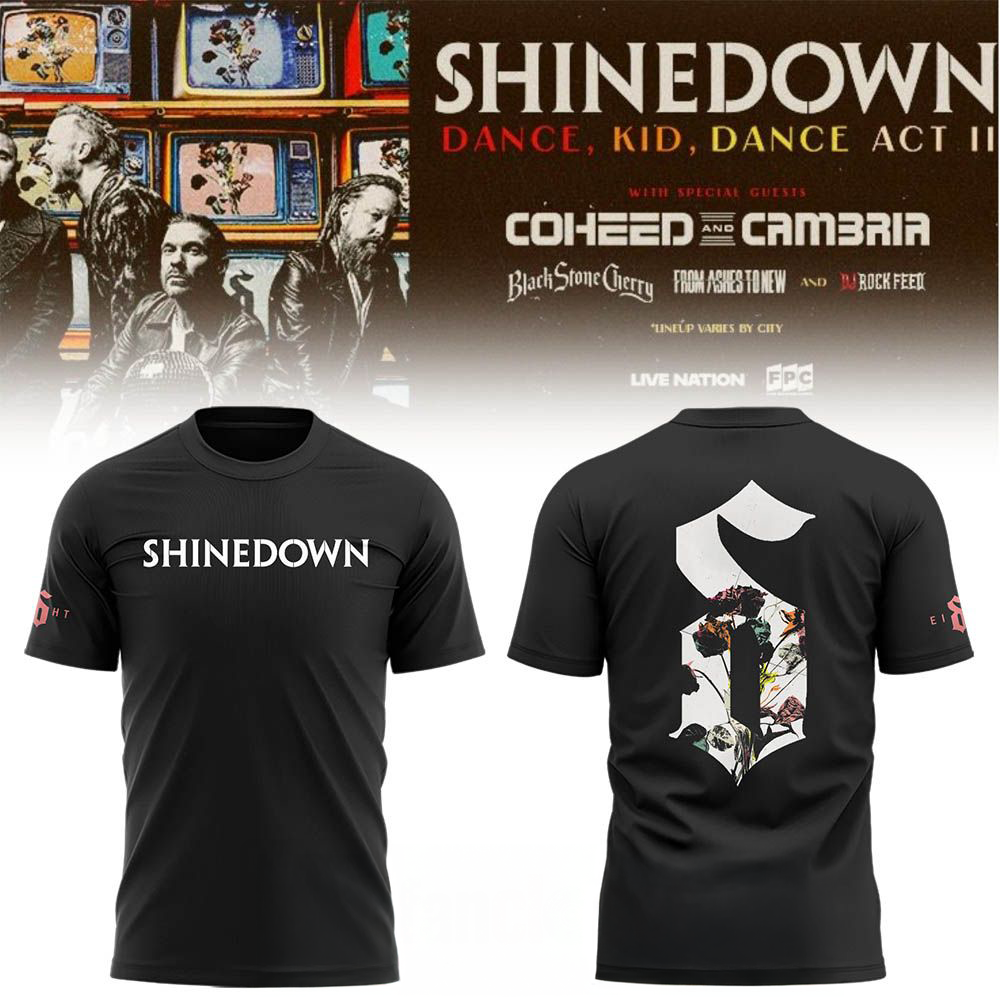 Shinedown Dance Kid Dance Act II Tour 2026 Shirt