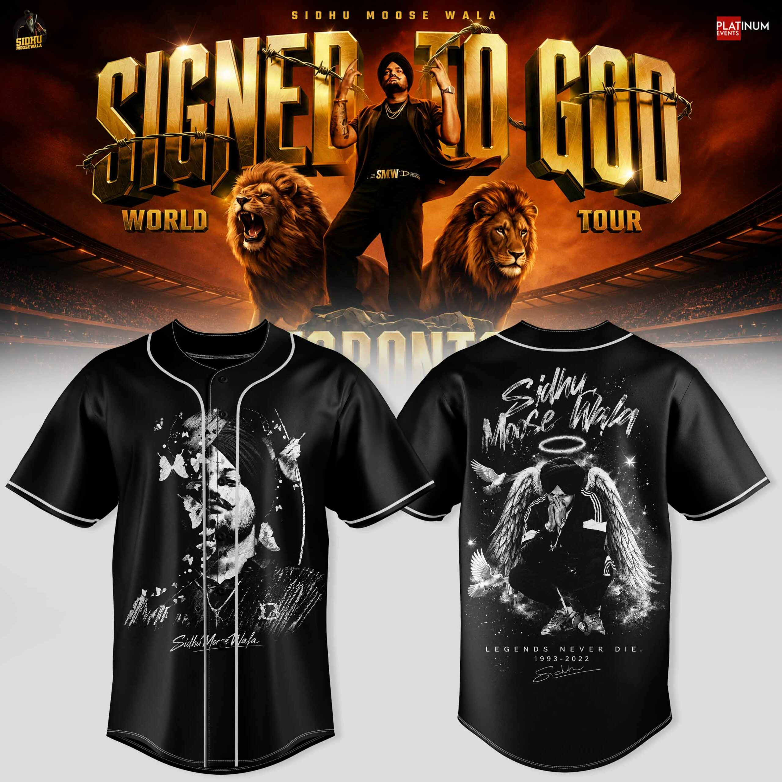Sidhu Moose Wala Signed To God Tour Jersey Punjabi Rap Fan Shirt 1 - Unicasport Sidhu Moose Wala Signed To God Tour Jersey Punjabi Rap Fan Shirt