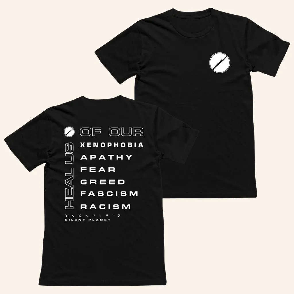 Silent Planet Merch Heal Us Charity TShirt Gifts For Band Fans