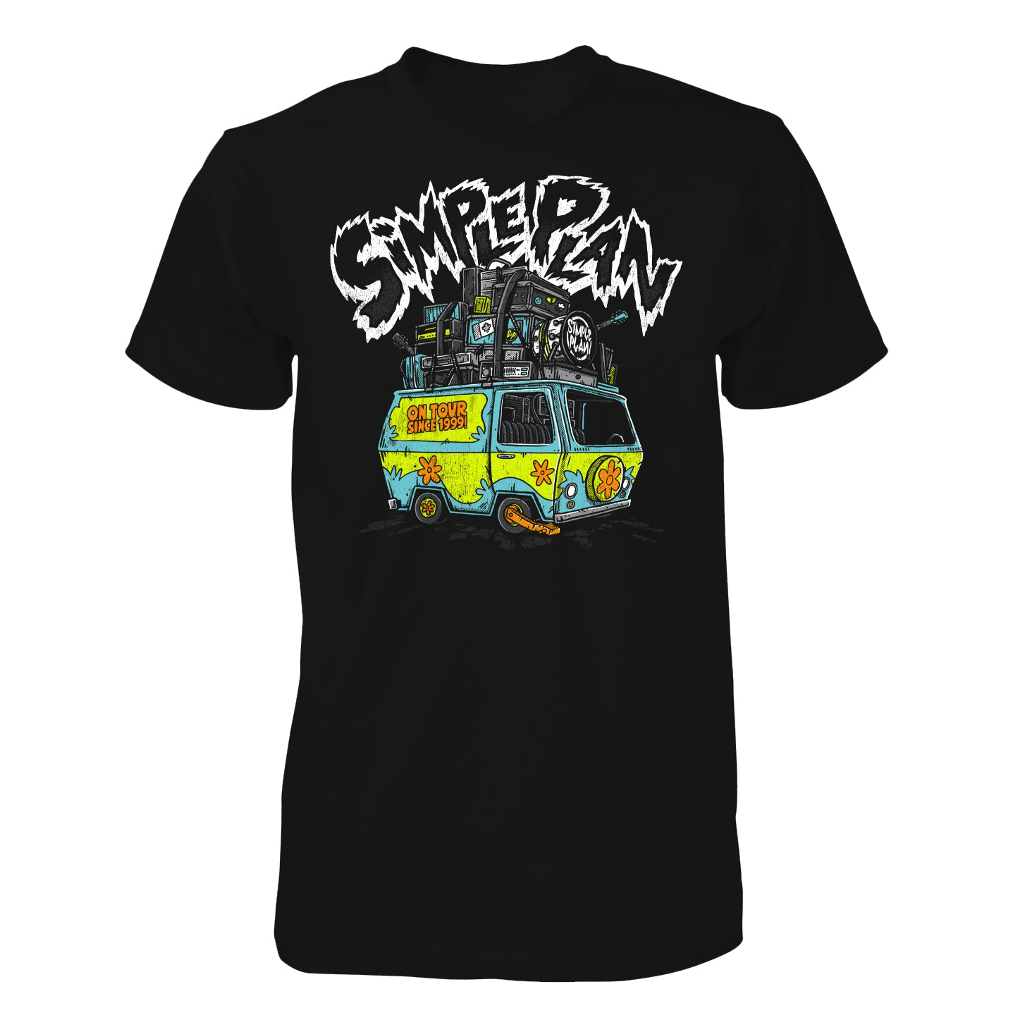 Simple Plan Merch Band In Van Tour Tshirt Gift Ideas For Husband
