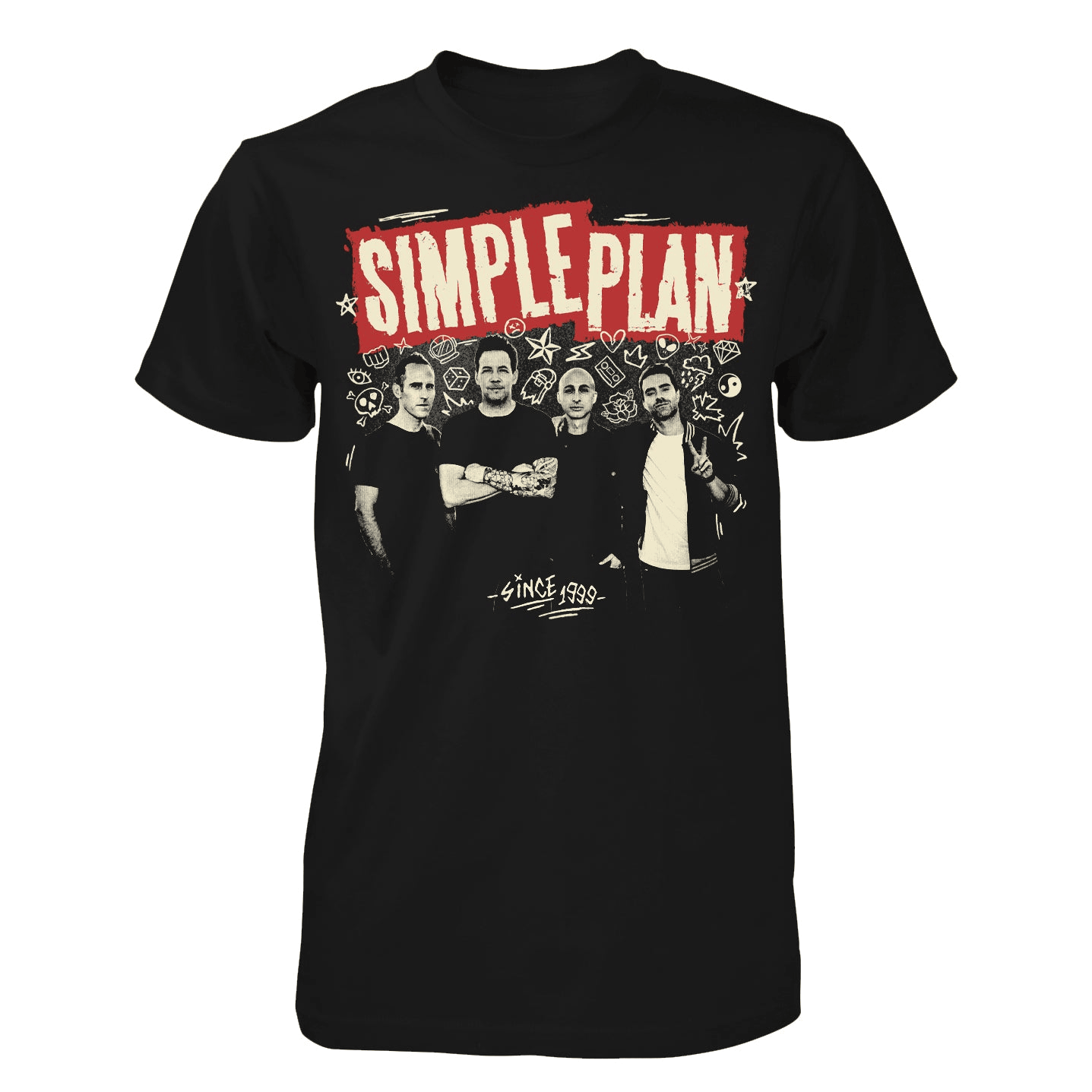 Simple Plan Merch Band Photo TShirt Gift For Dad