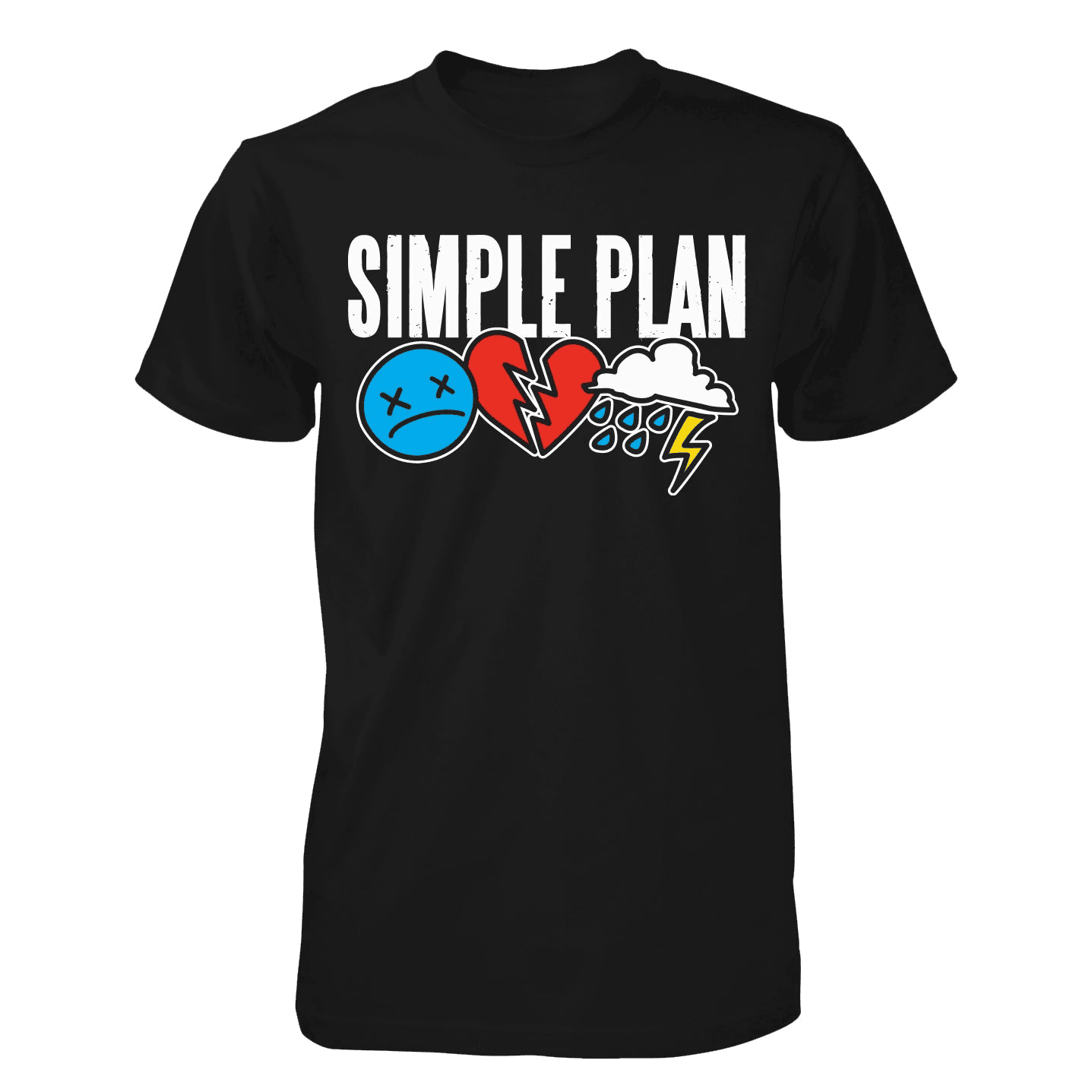 Simple Plan Merch Original 3 Icons Logo TShirt Gifts For My Boyfriend