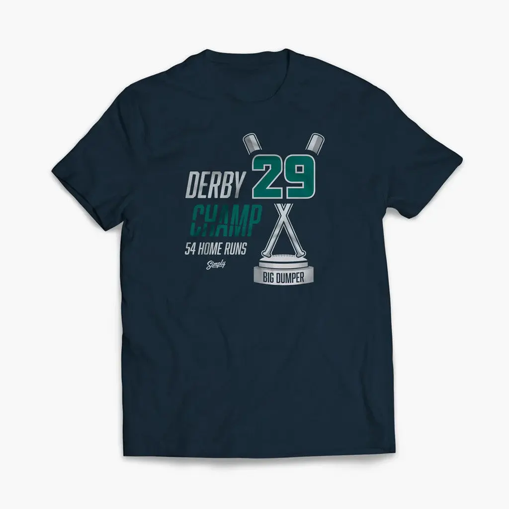 Simply Seattle Storm Merch Derby Champ Big Dumper Trophy TShirt Presents For Dad