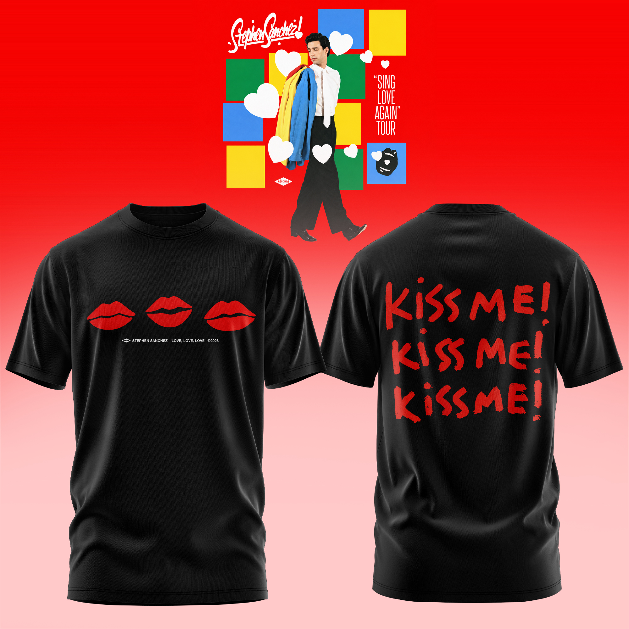 Sing Love Again Tour Premium 3D Graphic T Shirt Live In USA Edition