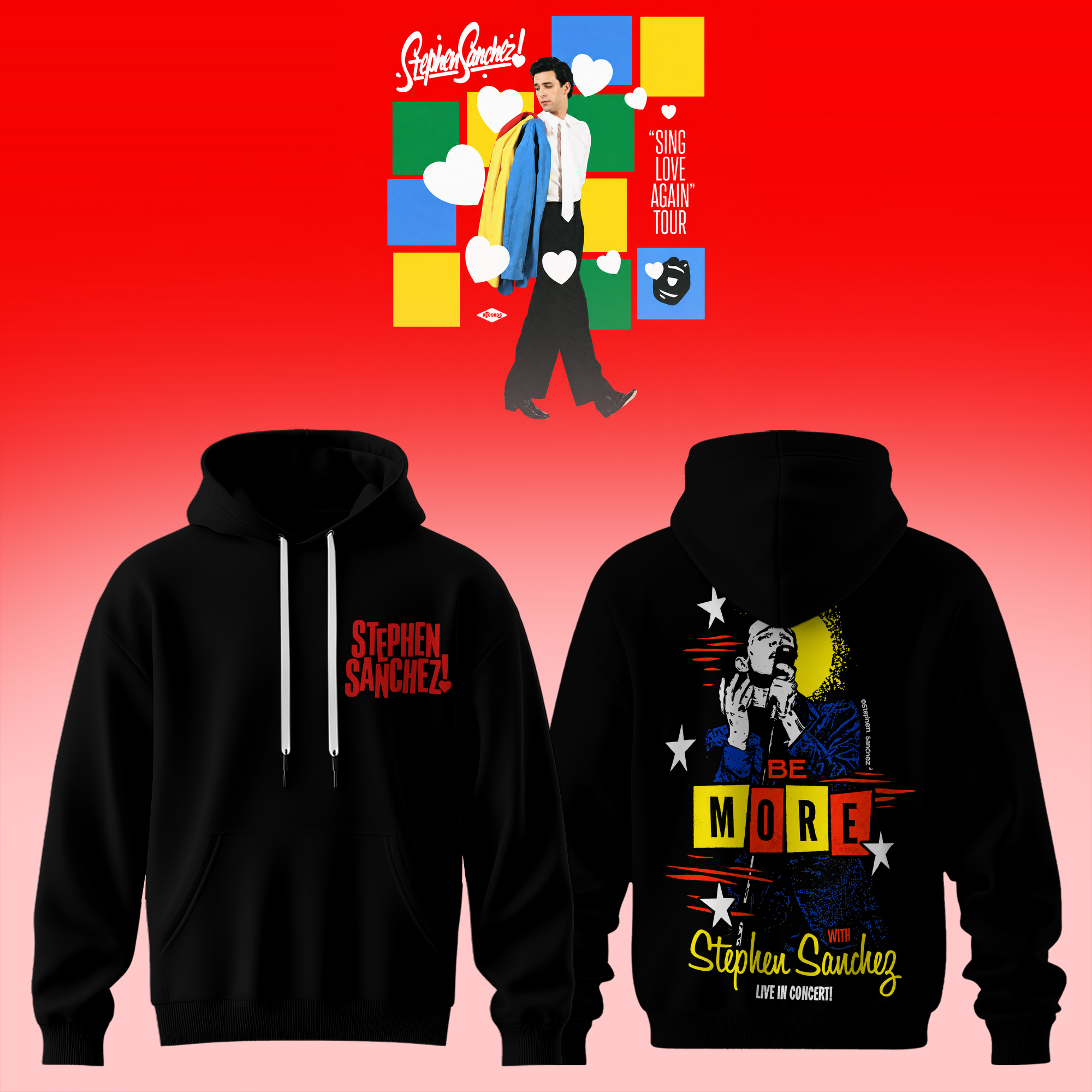 Sing Love Again Tour Premium 3D Hoodie Be More Graphic Edition