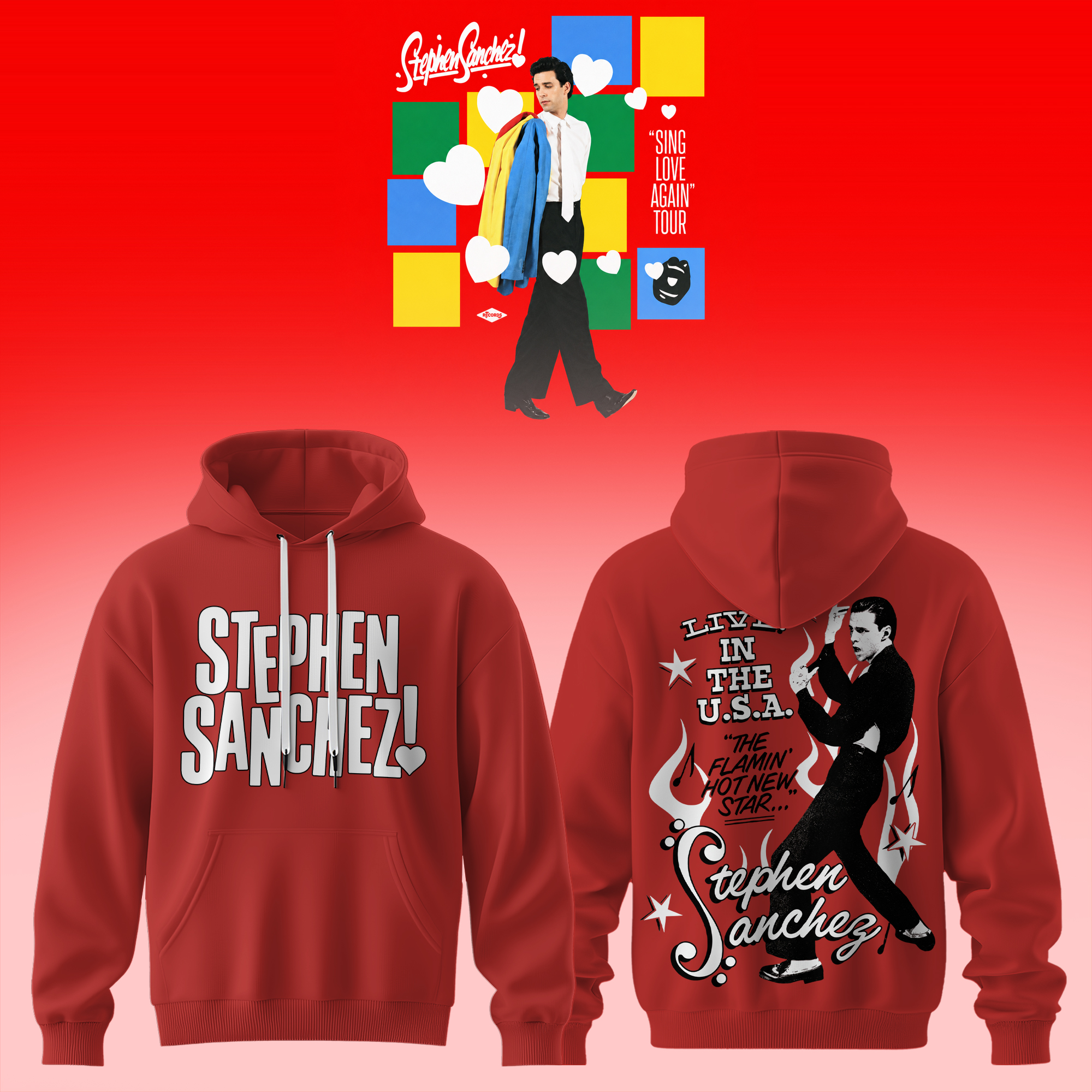 Sing Love Again Tour Premium 3D Hoodie Live In USA Graphic Edition