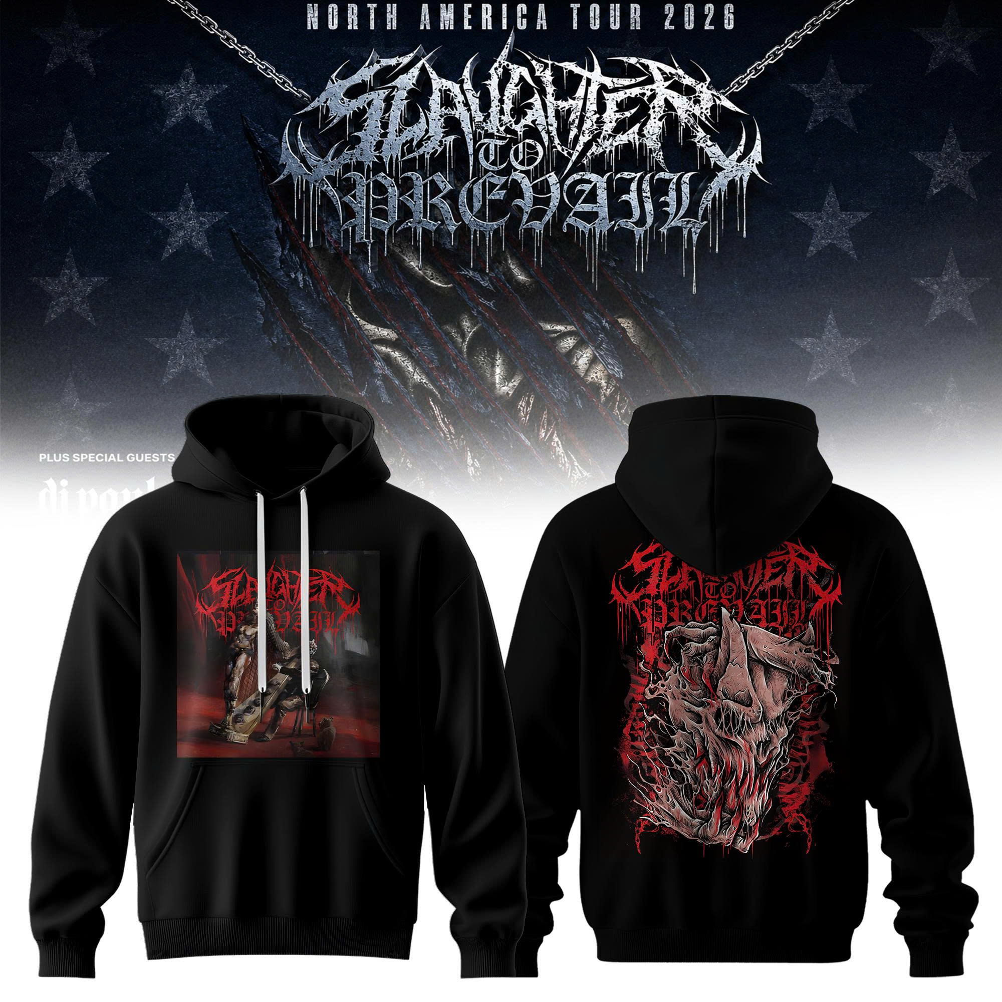 Slaughter To Prevail North America Tour 2026 Premium Concert Hoodie