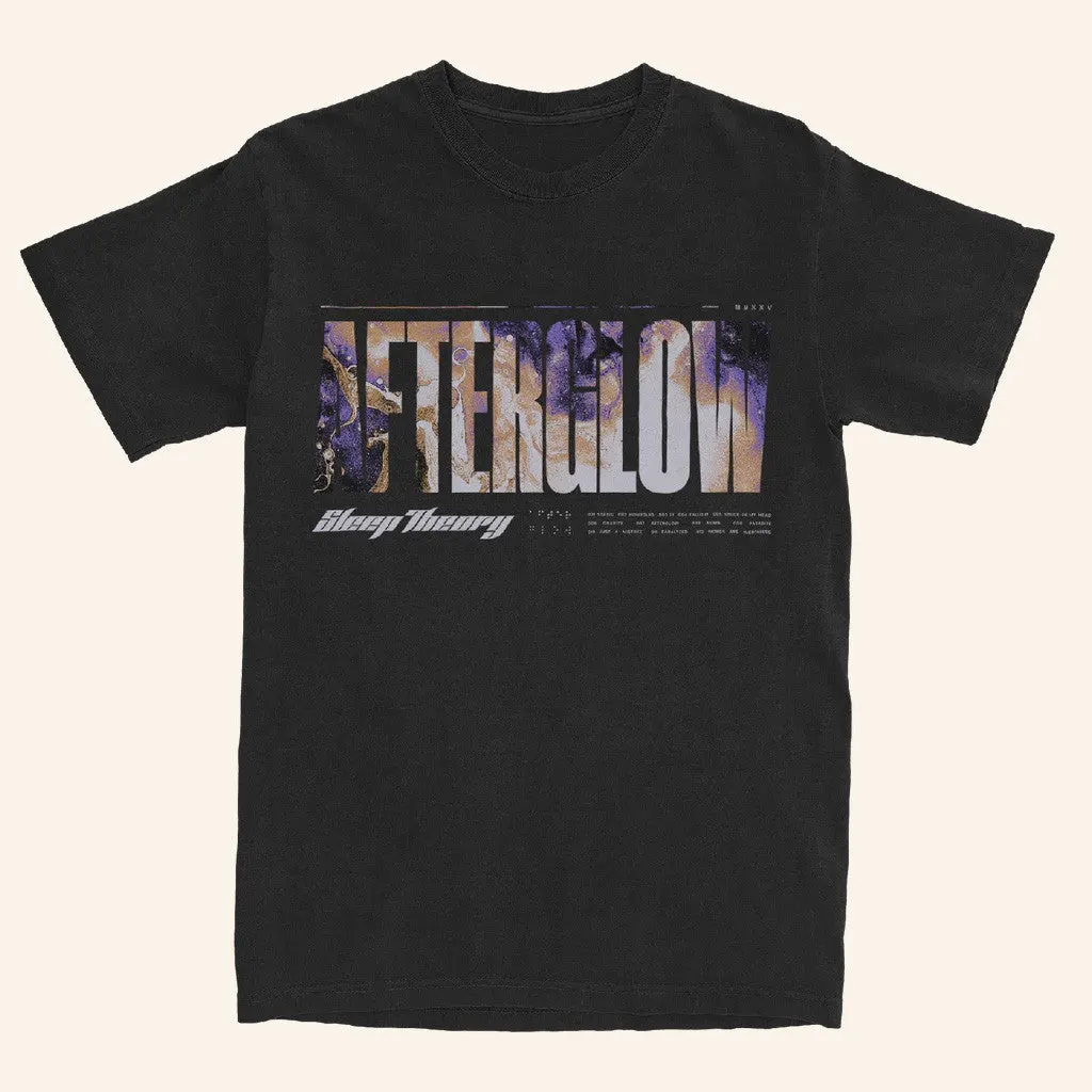 Sleep Theory Merch Afterglow Track List TShirt Black Gifts For Friends