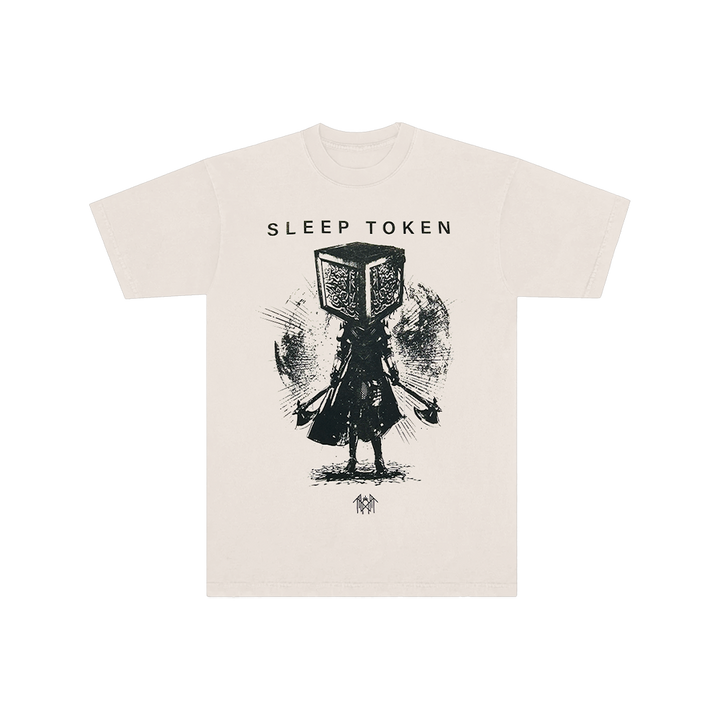 Sleep Token Chokehold Ecru Graphic Tee, Chokehold Song Merch