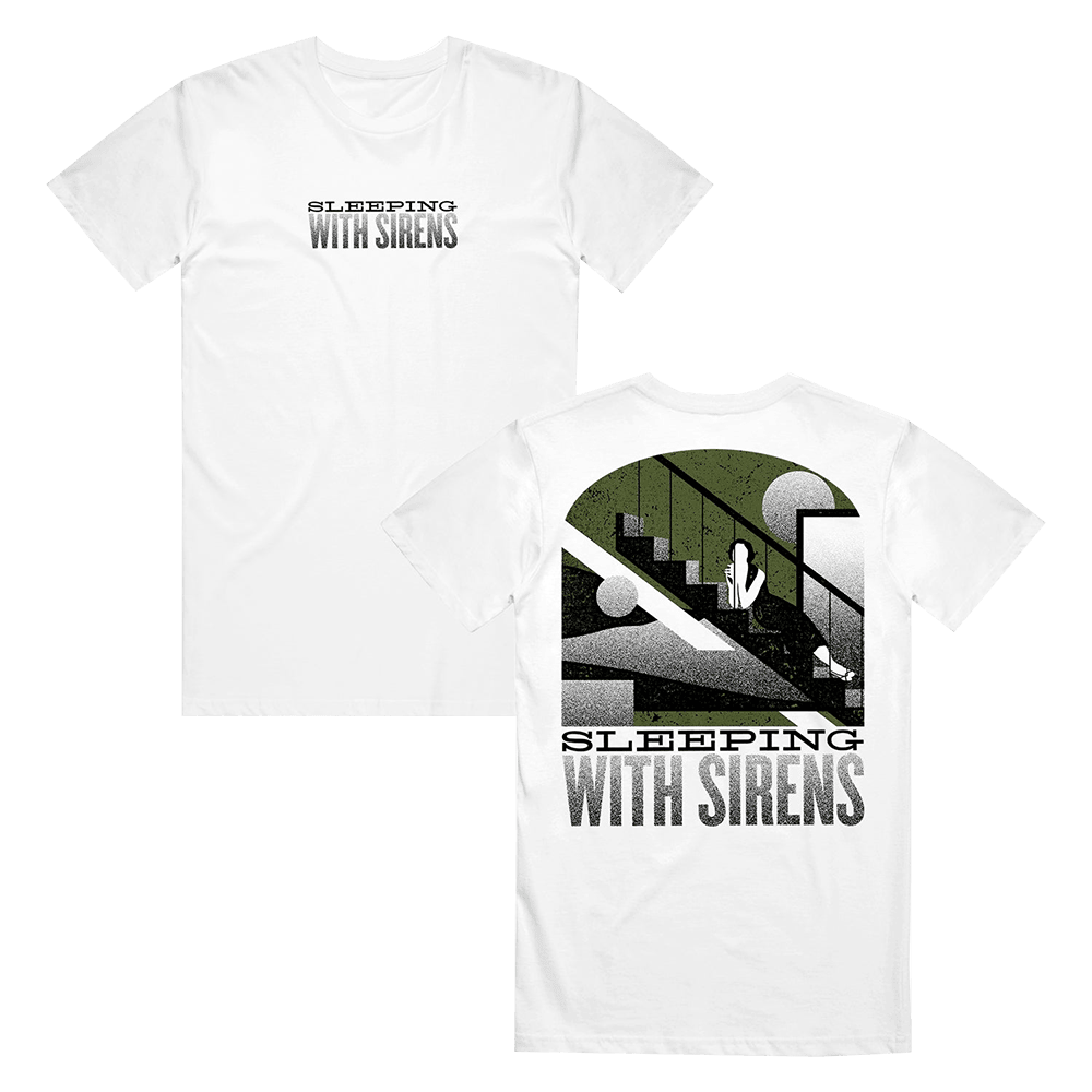 Sleeping With Sirens Merch Stairs TShirt Father In Law Gifts Dads Day