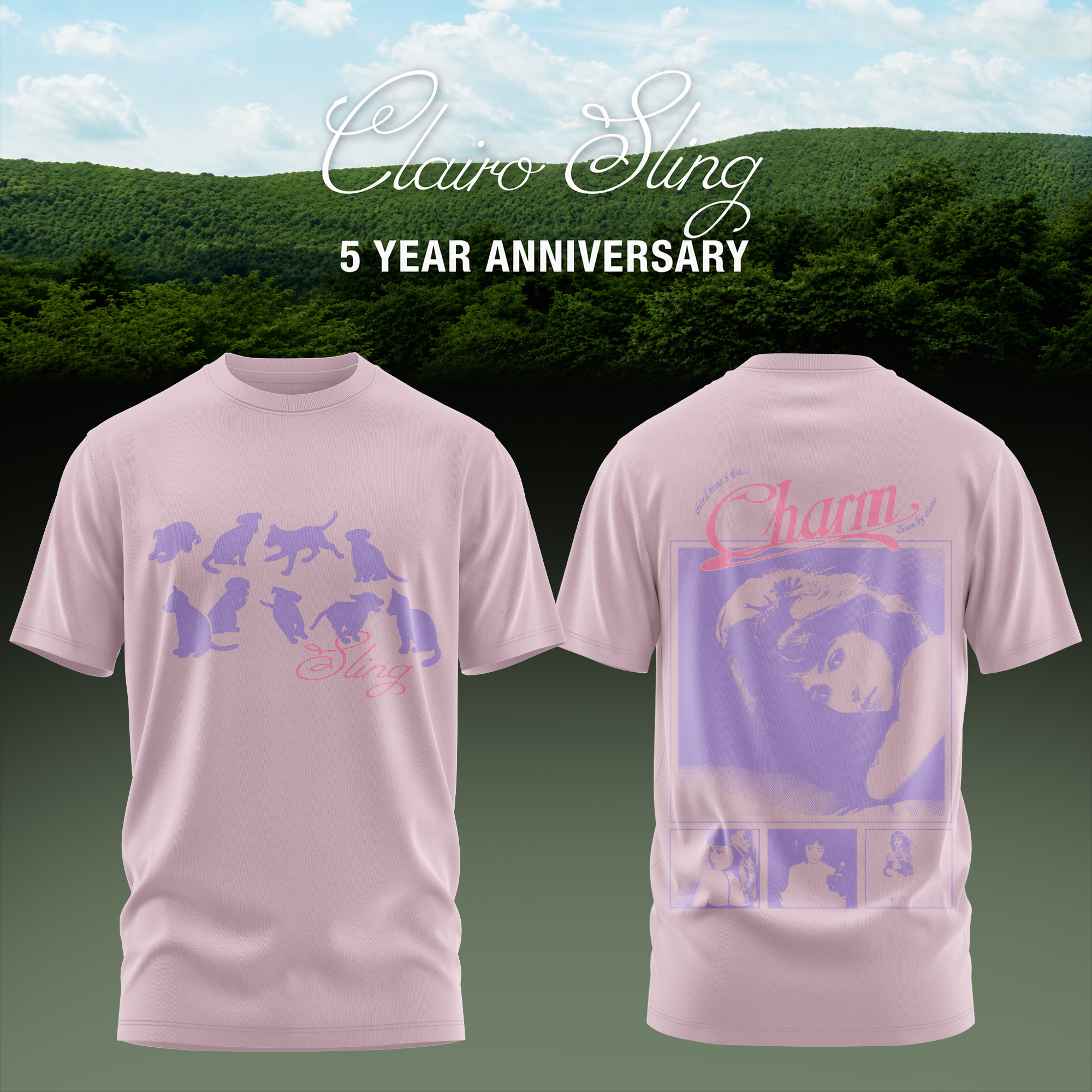 Sling 5 Year Anniversary Premium 3D Anniversary Graphic T Shirt