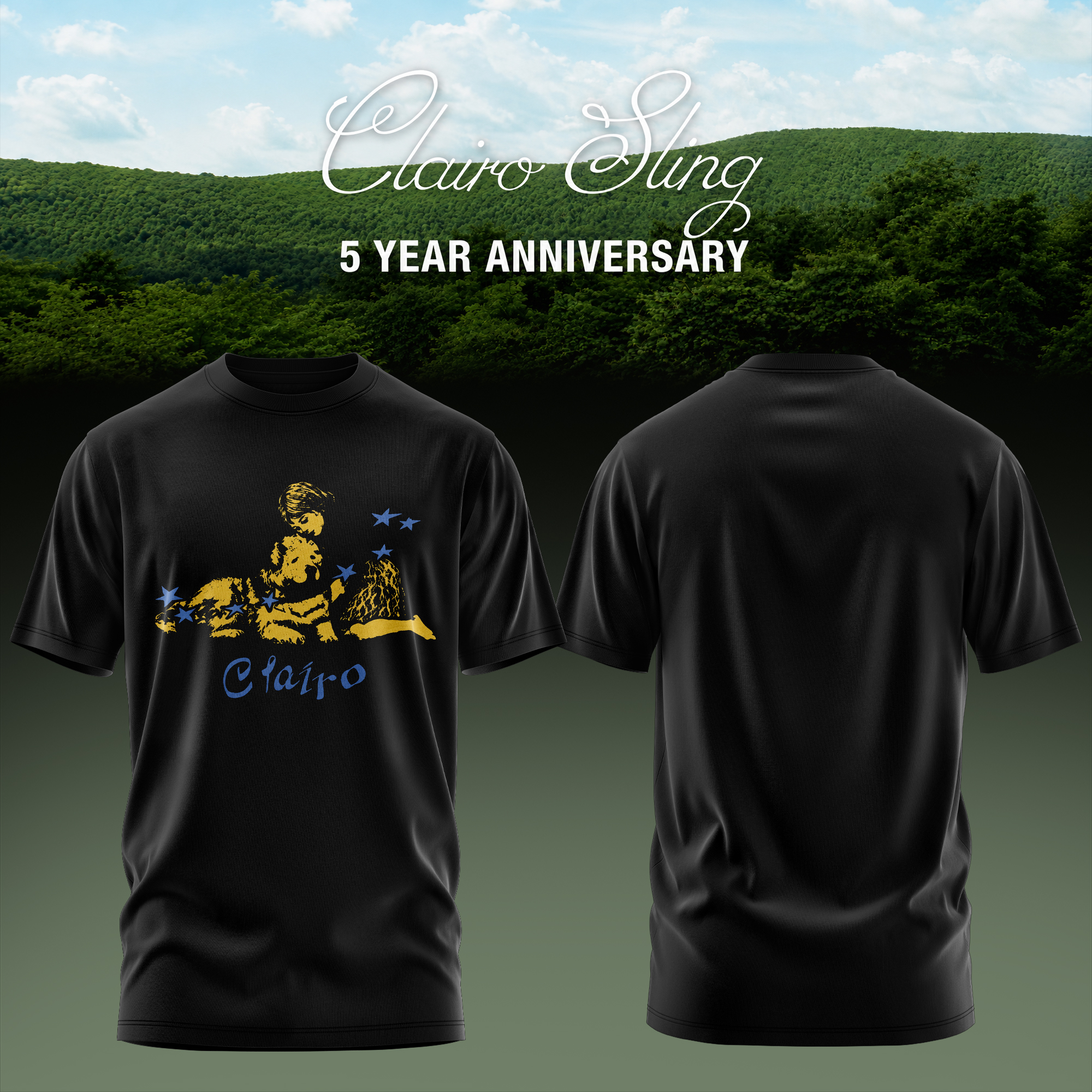 Sling 5 Year Anniversary Premium 3D Celebration Graphic T Shirt
