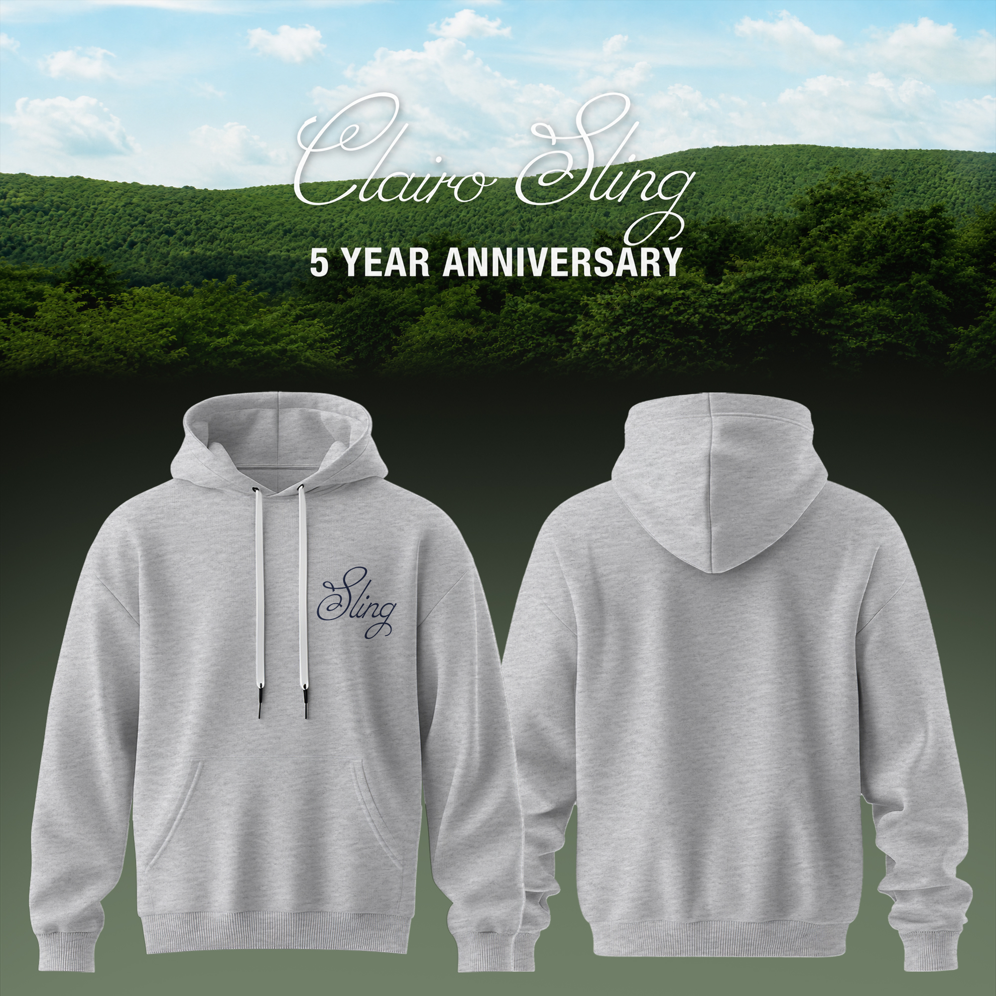 Sling 5 Year Anniversary Premium 3D Concert Hoodie
