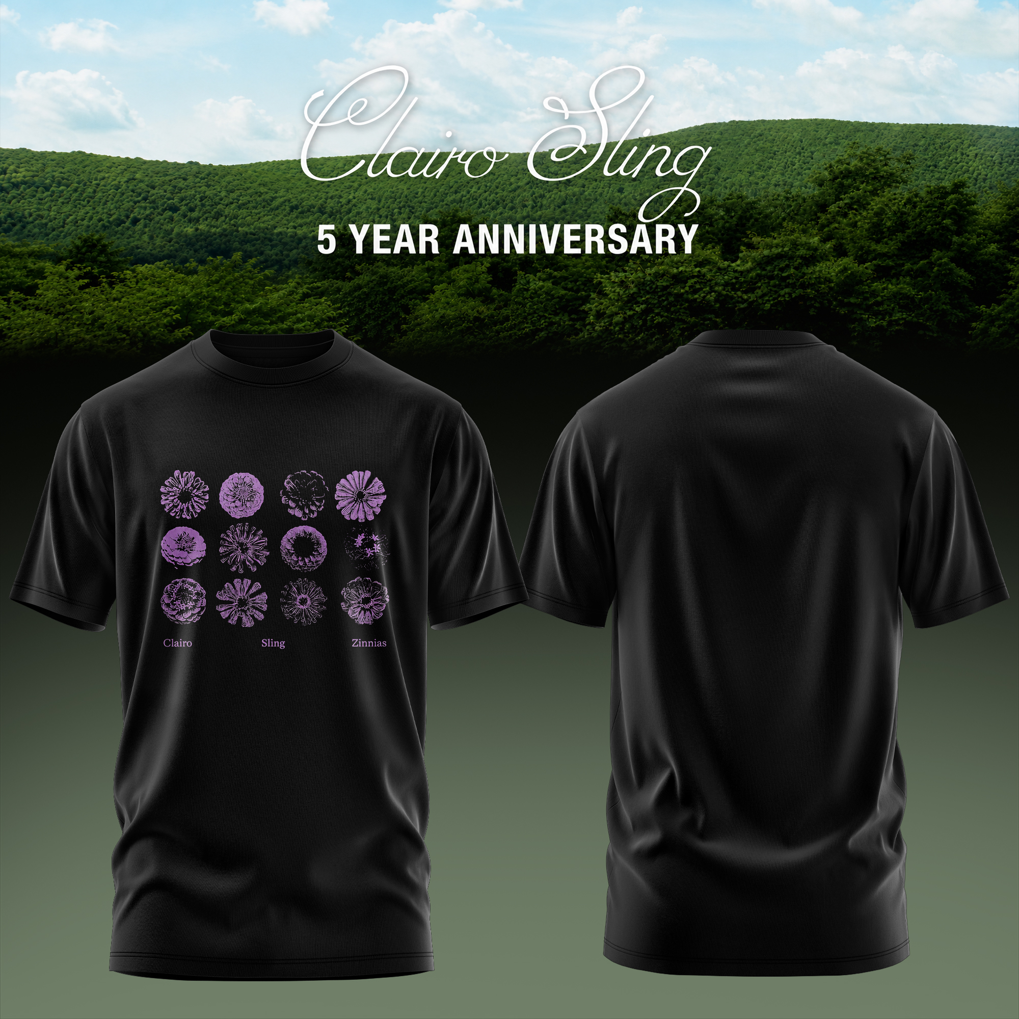 Sling 5 Year Anniversary Premium 3D Signature Graphic Tee