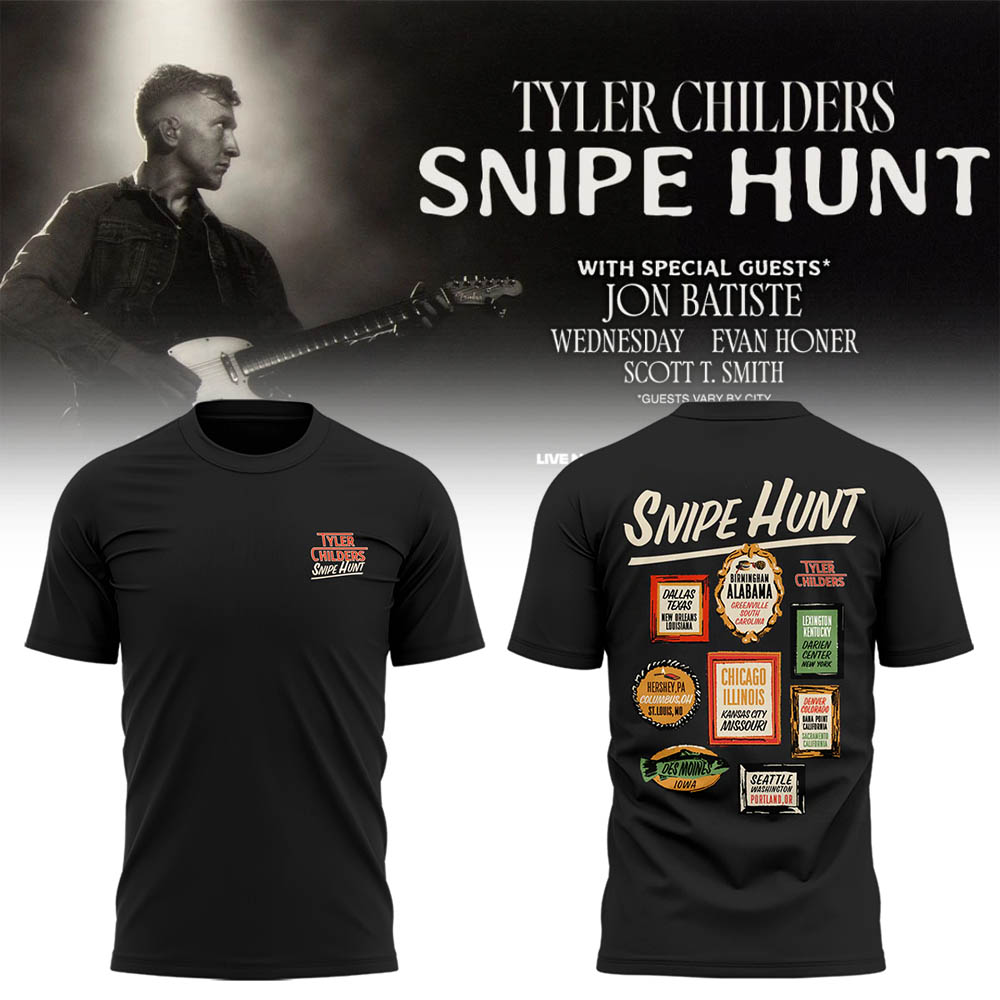 Snipe Hunt Tour 2026 Limited Edition Graphic T Shirt