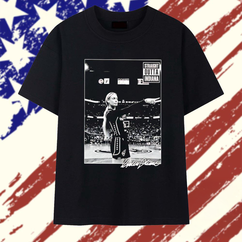 Sophie Cunningham Indiana Fever Straight Outta Indiana WNBA T Shirt Gifts For Fans