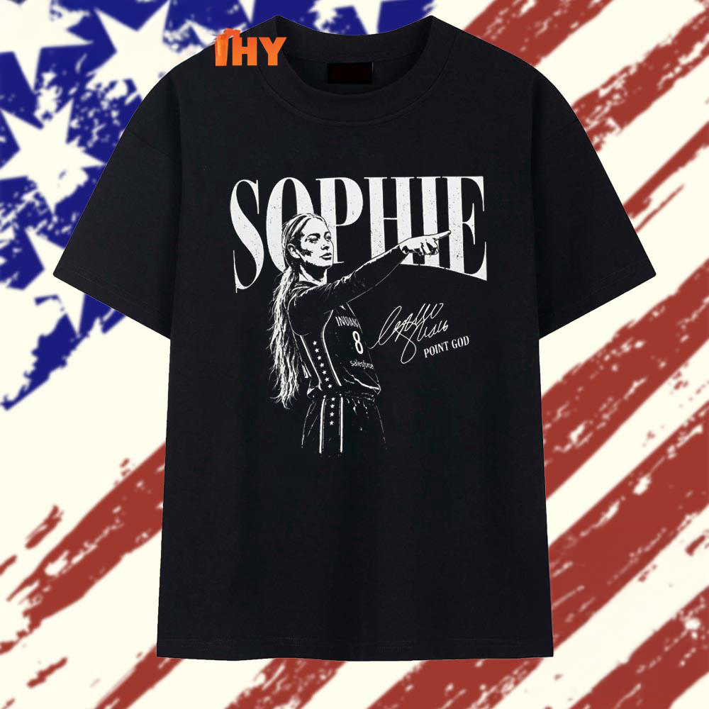 Sophie Cunningham Indiana Fever WNBA Point God SOPHIE Indiana 8 Salesforce T Shirt