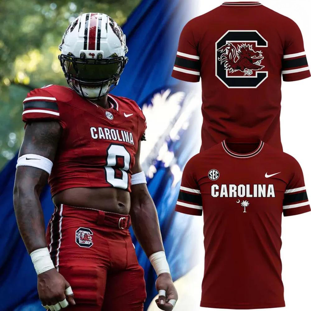 South Carolina Gamecocks 2026 Special Red Uniform SEC Graphic T Shirt