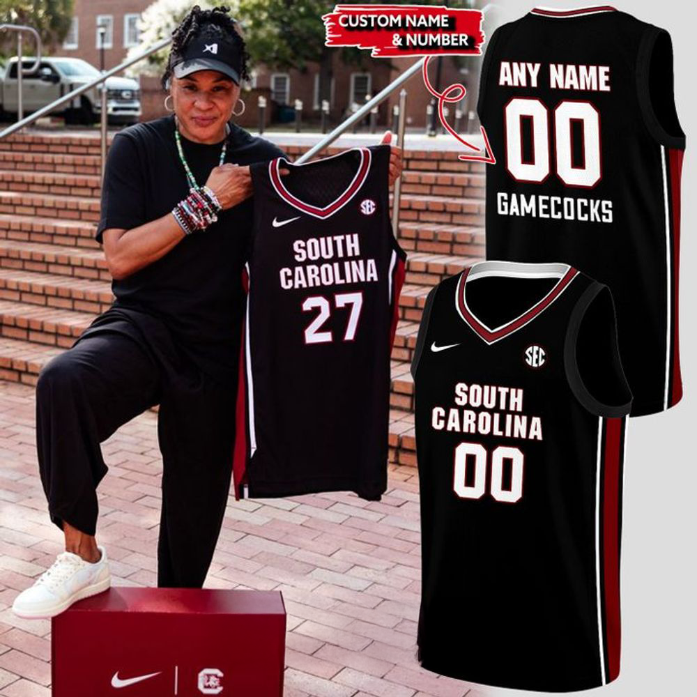 South Carolina Gamecocks Womens Basketball Custom Basketball Jersey