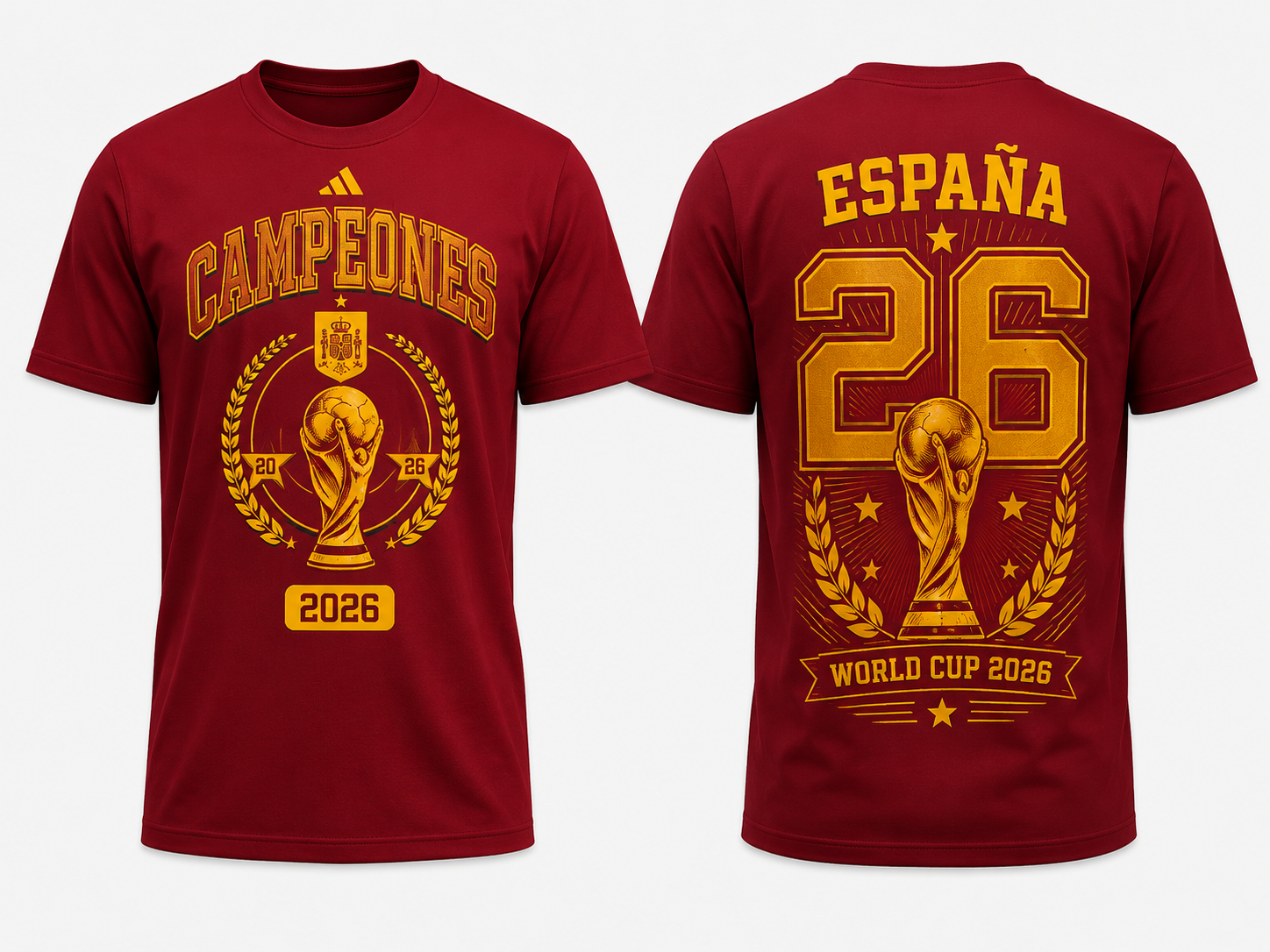 Spain Champions World Cup 2026 Collector Edition T Shirt