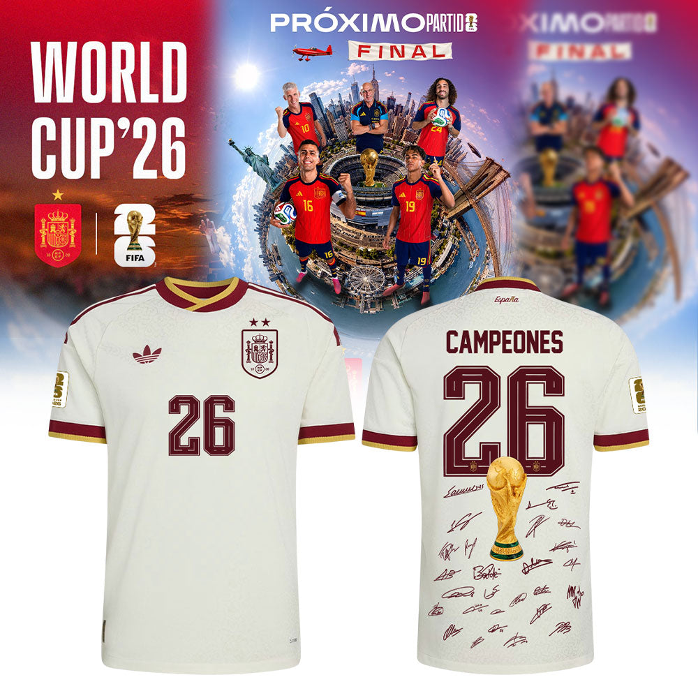 Spain World Cup Champions 2026 Collector Edition Soccer Jersey