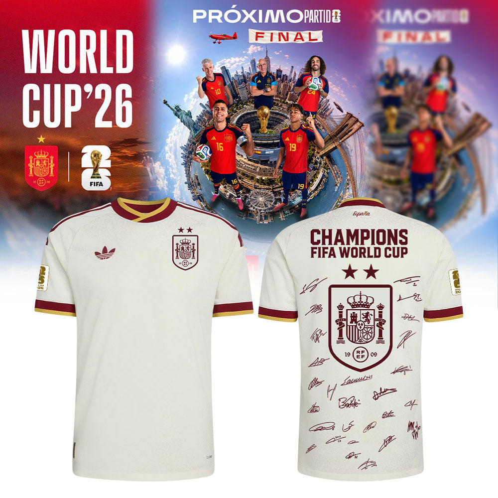 Spain World Cup Champions 2026 Premium Championship Jersey