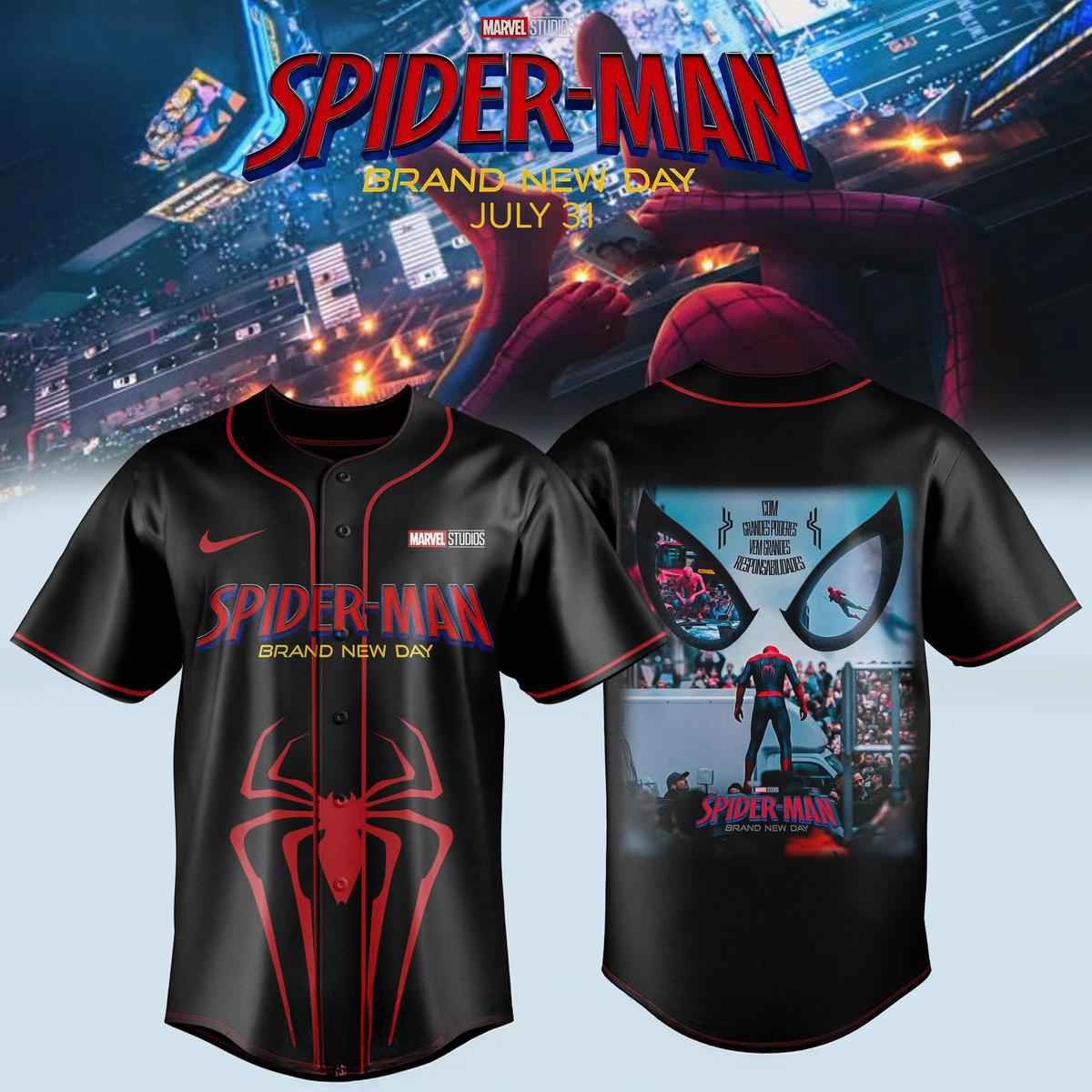 Spider Man Brand New Day 2026 Jersey