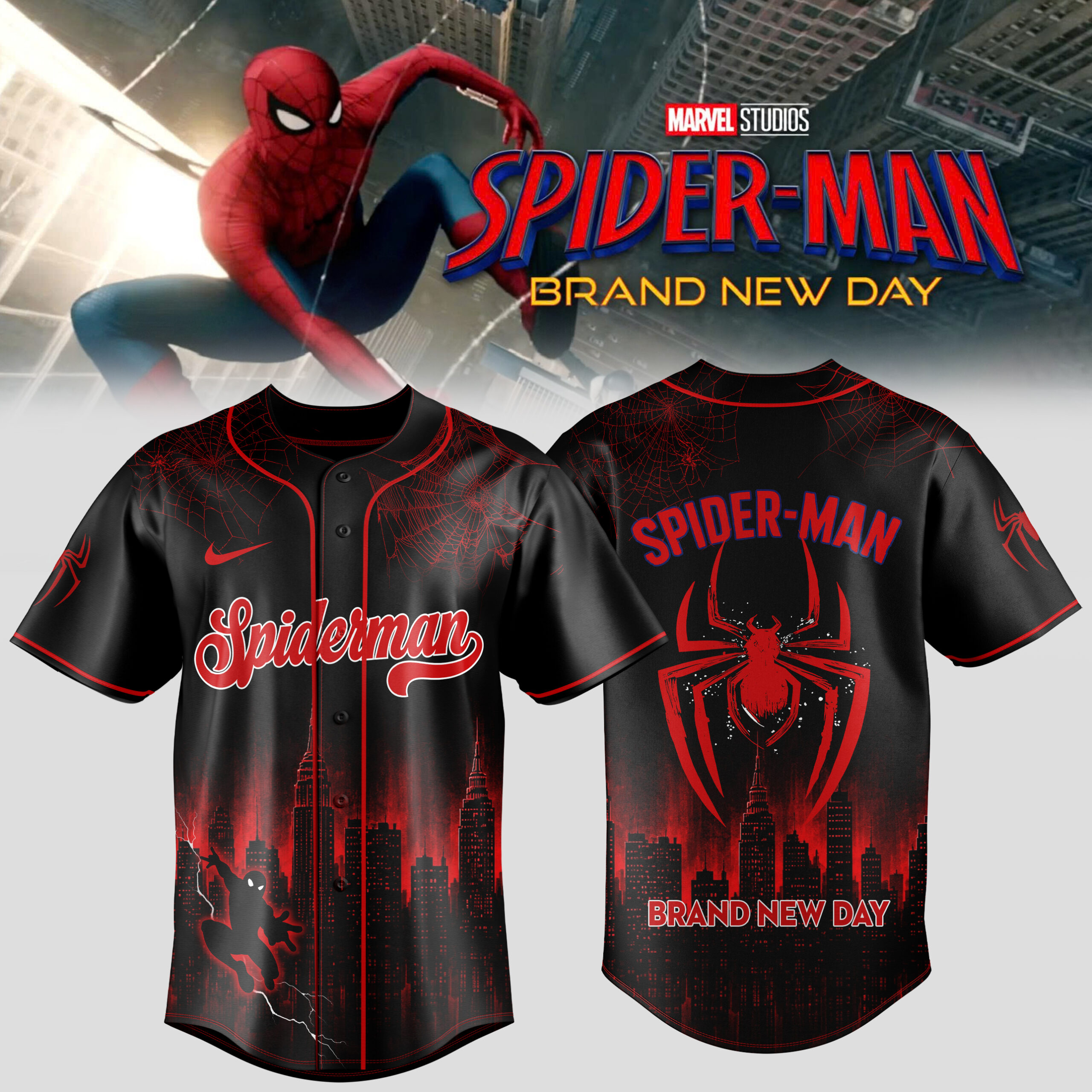 Spider Man Brand New Day Exclusive Baseball Jersey