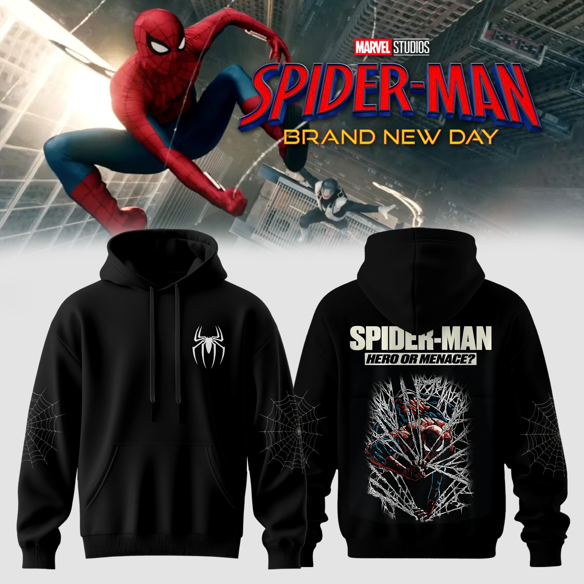 Spider Man Brand New Day Premium Fan Hoodie
