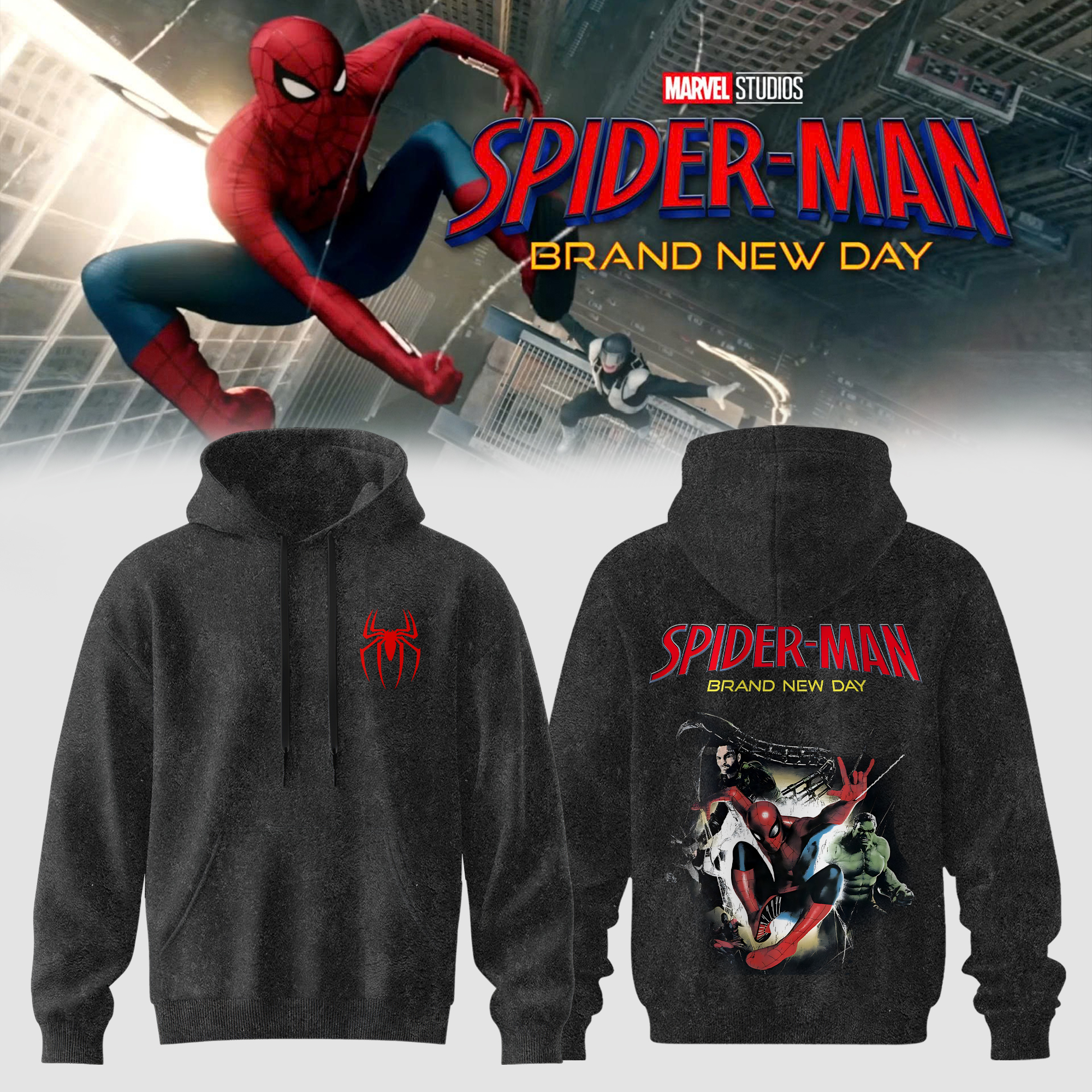 Spider Man Brand New Day Signature Fan Hoodie