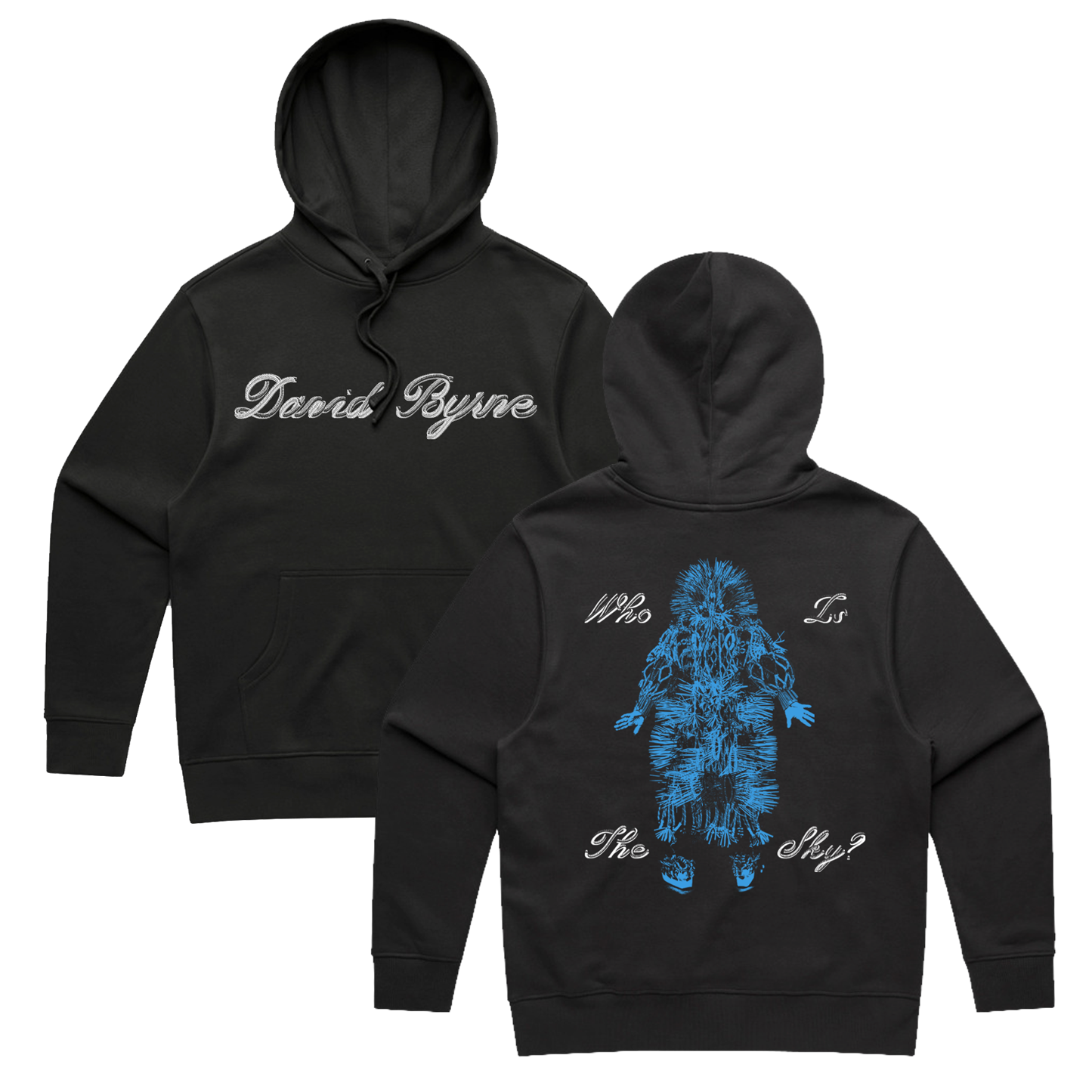 Spikey Pullover Hoodie, Who is the sky Tour Hoodie, David Byrne 2025 2026 Tour Hoodie