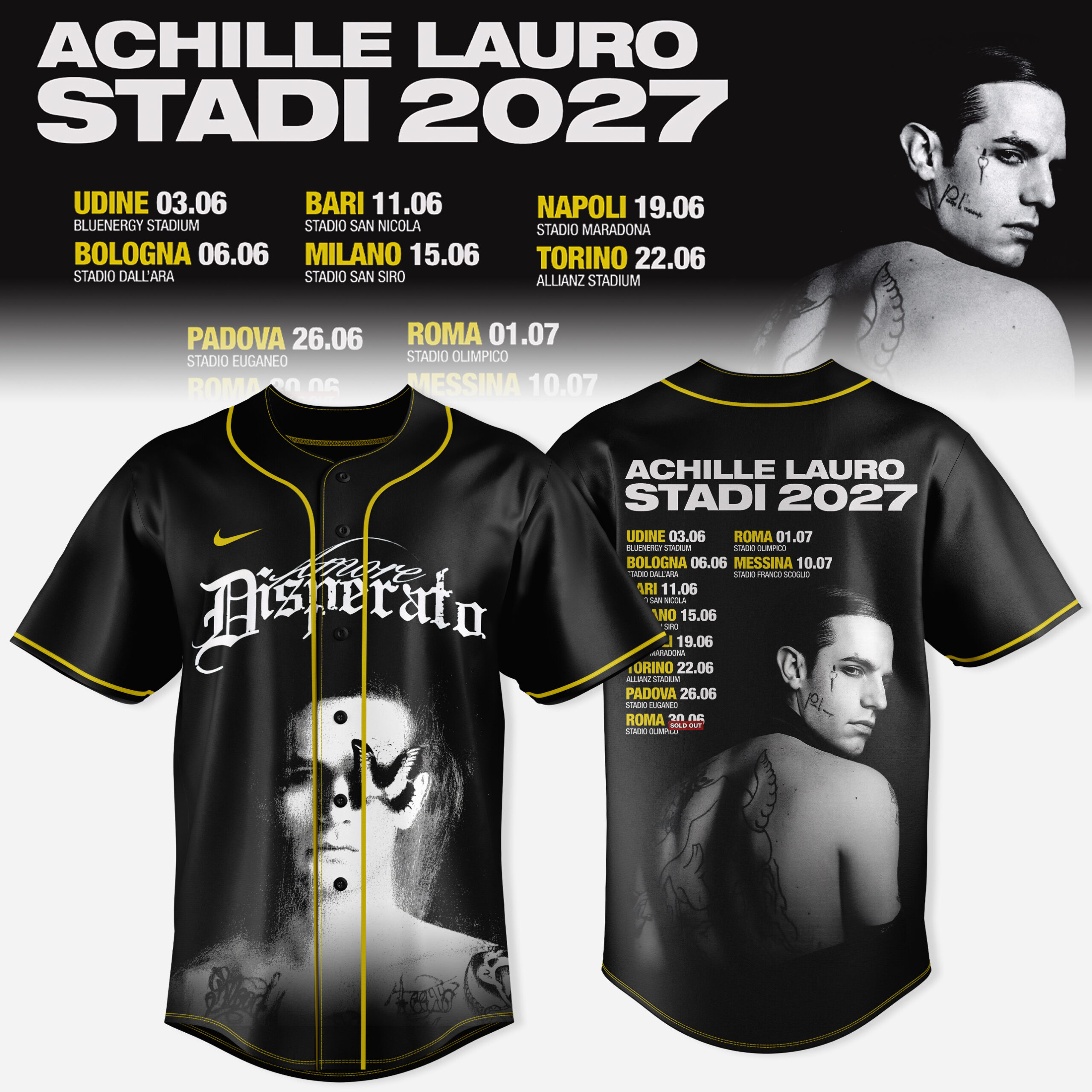 Stadi 2027 Tour Premium 3D Baseball Jersey Style 2