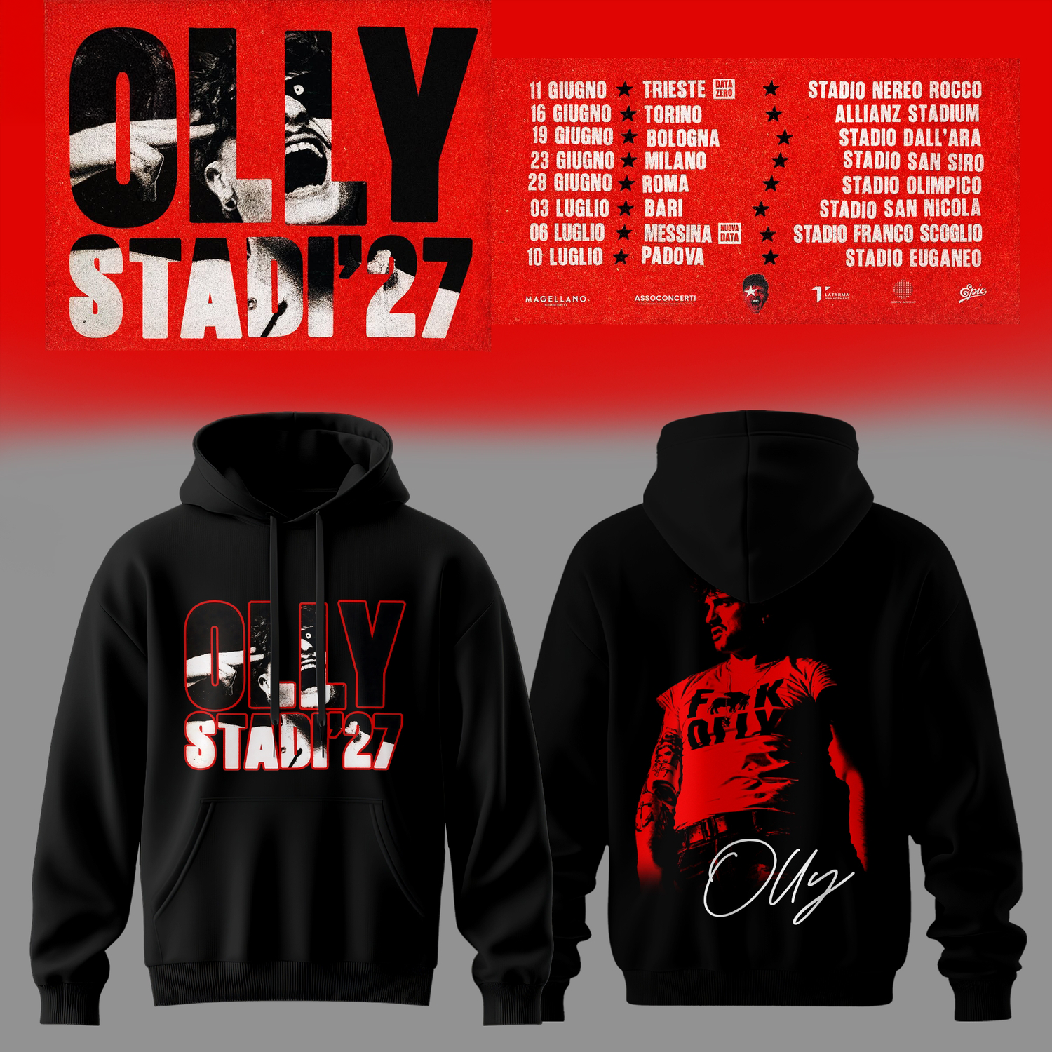 Stadi 2027 Tour Premium 3D Hoodie Collector Edition