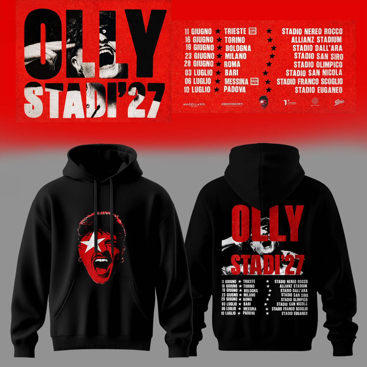 Stadi 2027 Tour Premium 3D Hoodie Fan Favorite Edition