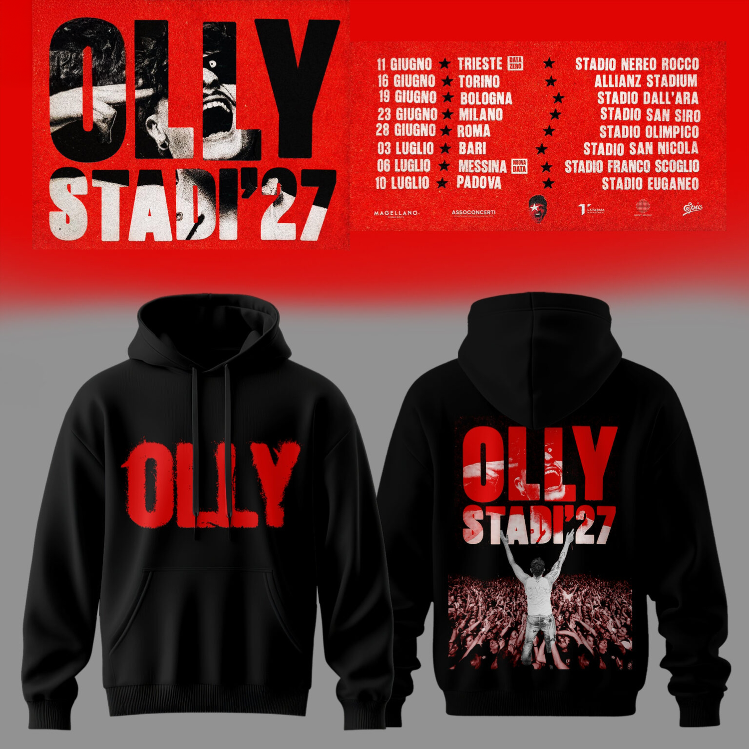 Stadi 2027 Tour Premium 3D Hoodie Limited Edition