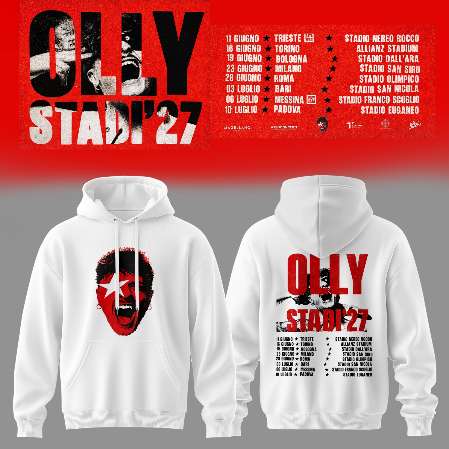 Stadi 2027 Tour Premium 3D Hoodie Signature Edition