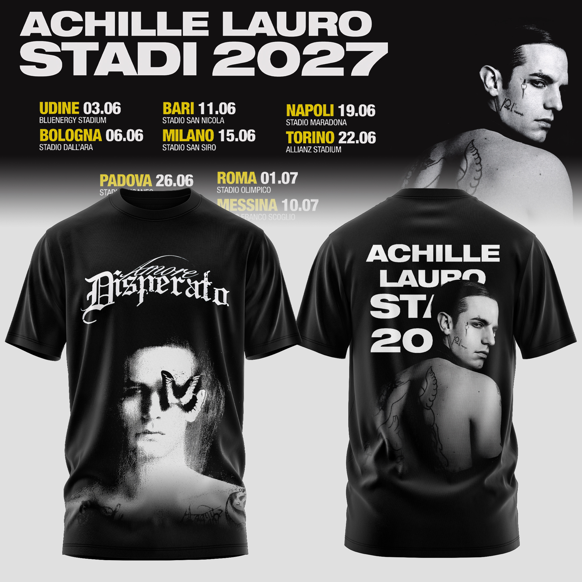 Stadi 2027 Tour Premium 3D T Shirt Concert Tour Edition Graphic Version