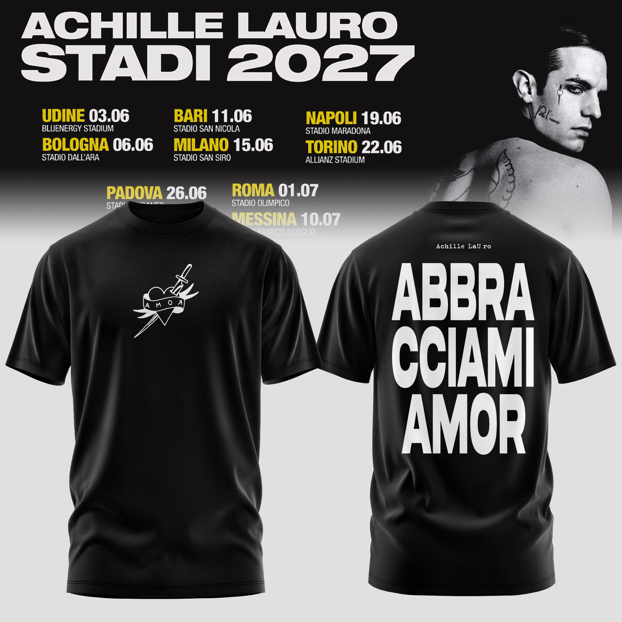Stadi 2027 Tour Premium 3D T Shirt Limited Edition Classic Version