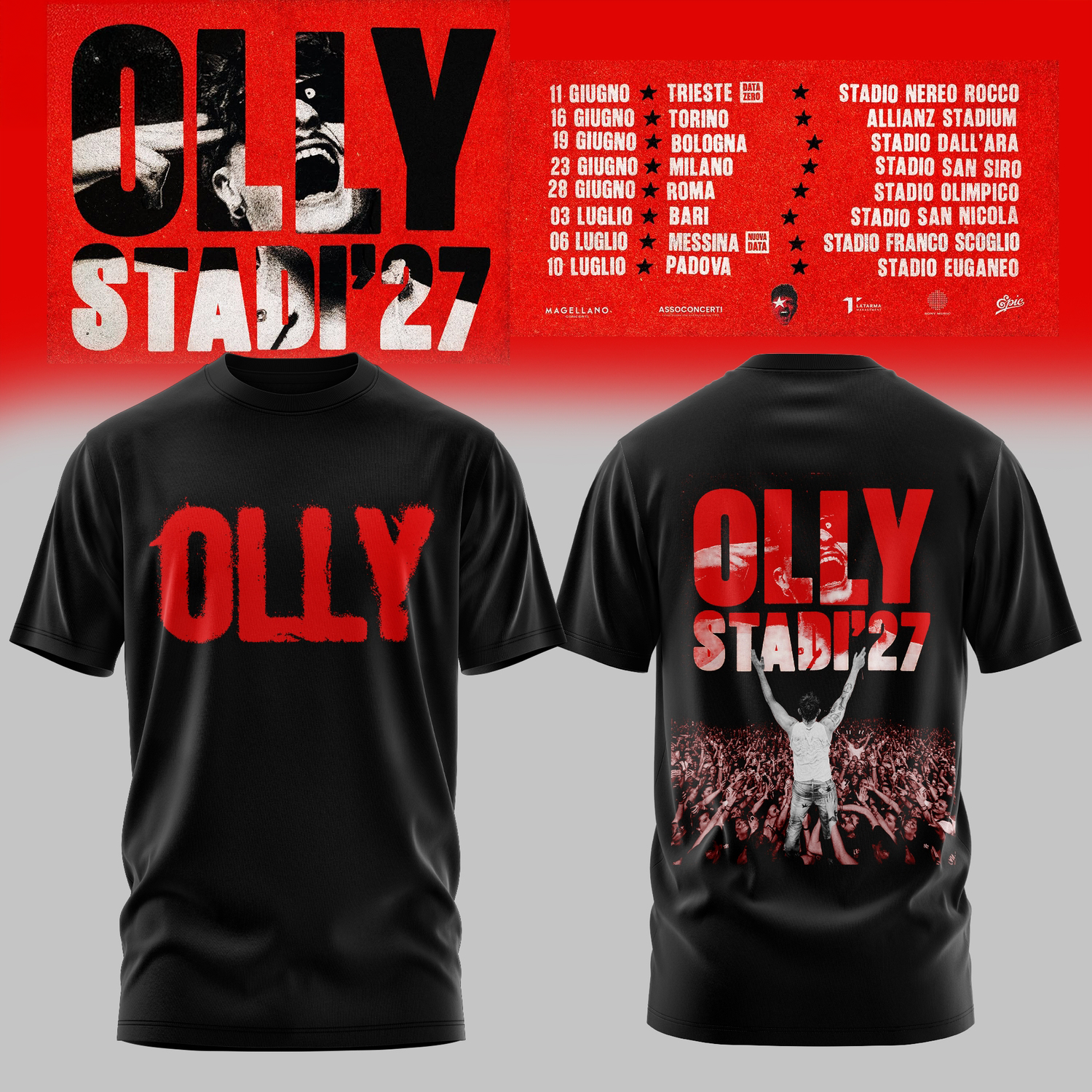 Stadi 2027 Tour Premium 3D T Shirt Limited Edition