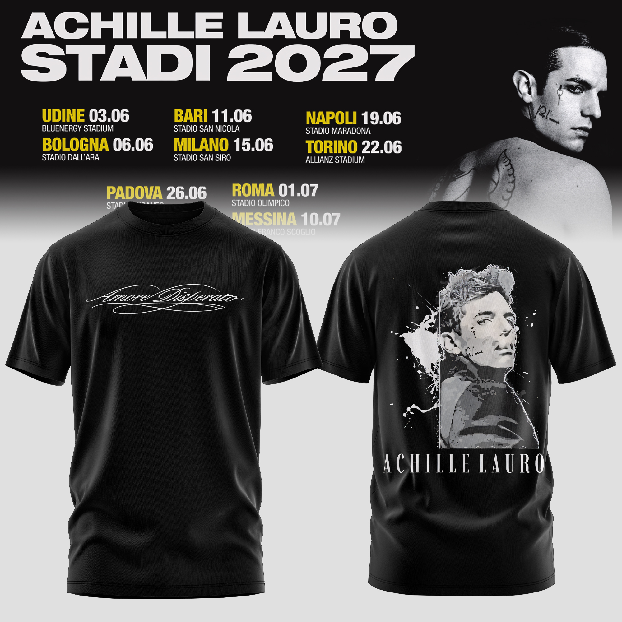 Stadi 2027 Tour Premium 3D T Shirt Signature Edition Modern Version