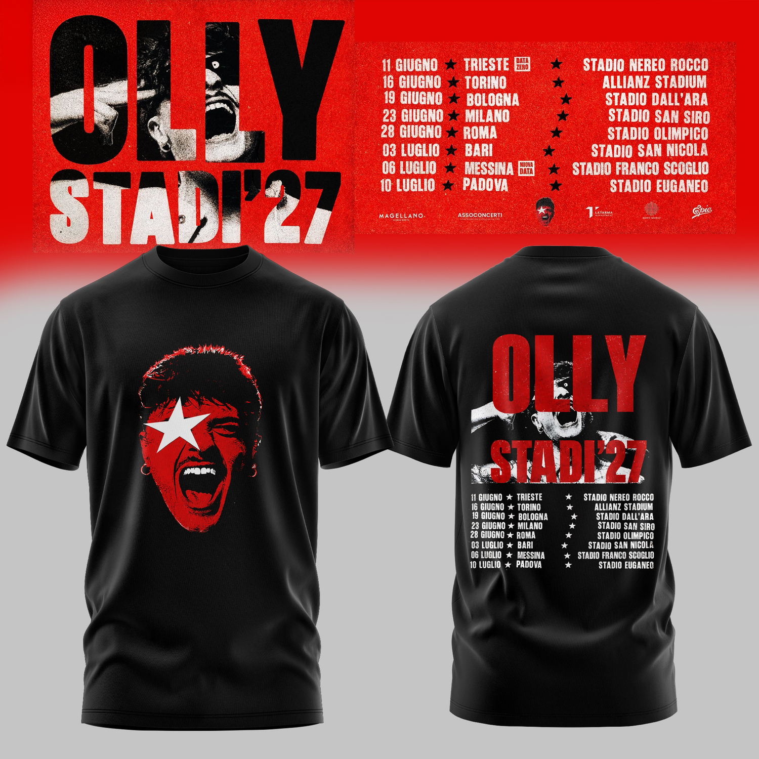 Stadi 2027 Tour Premium 3D T Shirt Signature Edition