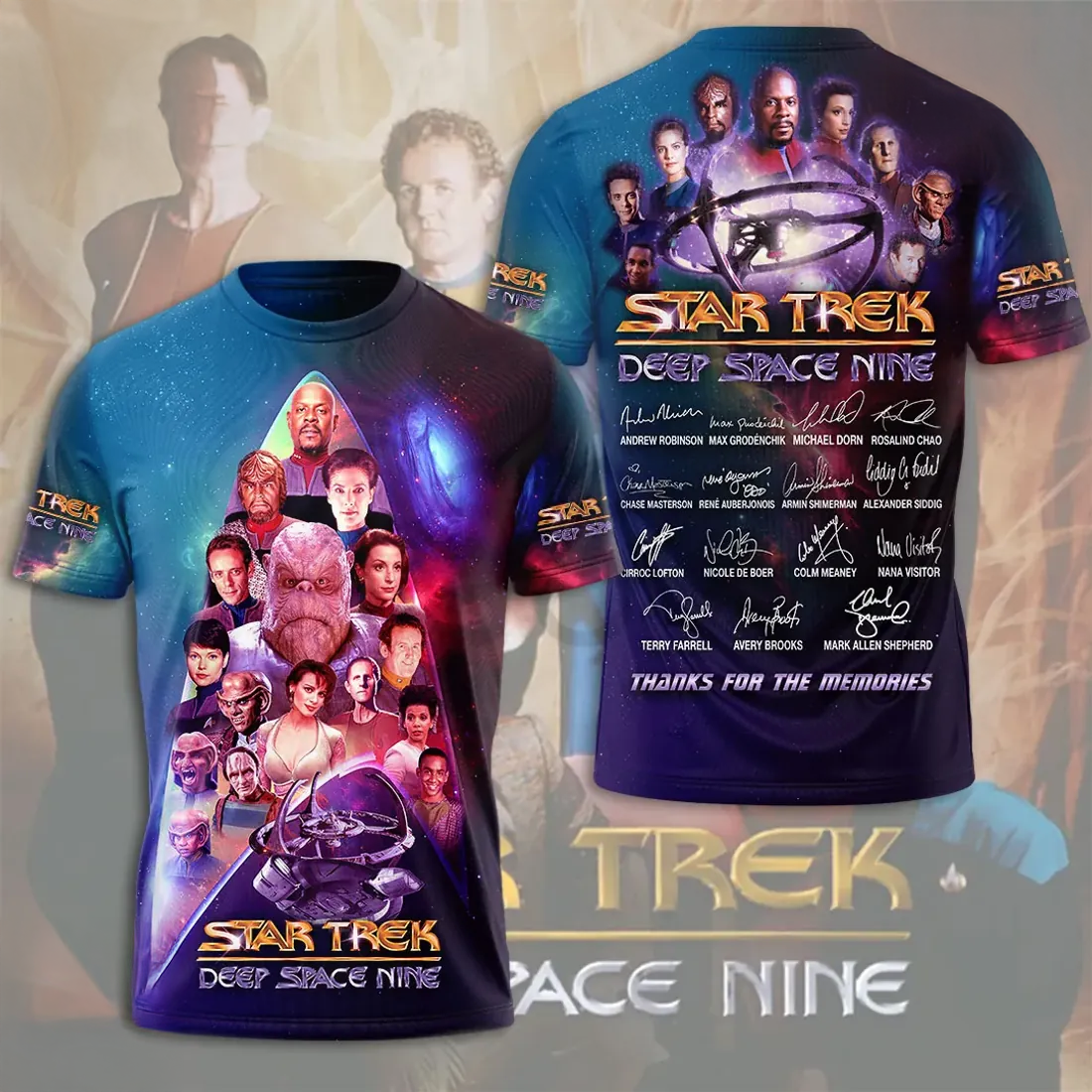 Star Trek Deep Space Nine Cast Signature Shirt 2026