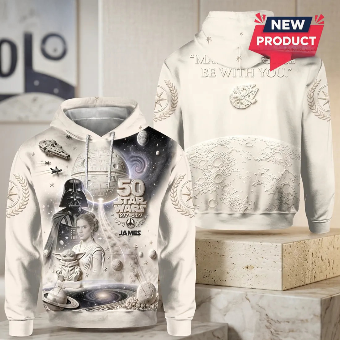 Star Wars 50th Anniversary Darth Vader Graphic Pullover Hoodie