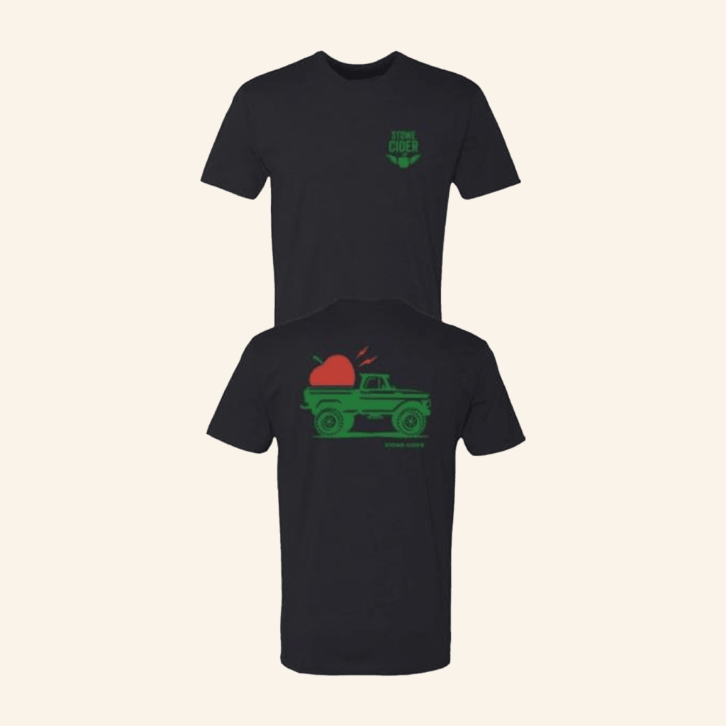 Stowe Cider Merch Stowe Cider Black Monster Truck TShirt Gifts For Father