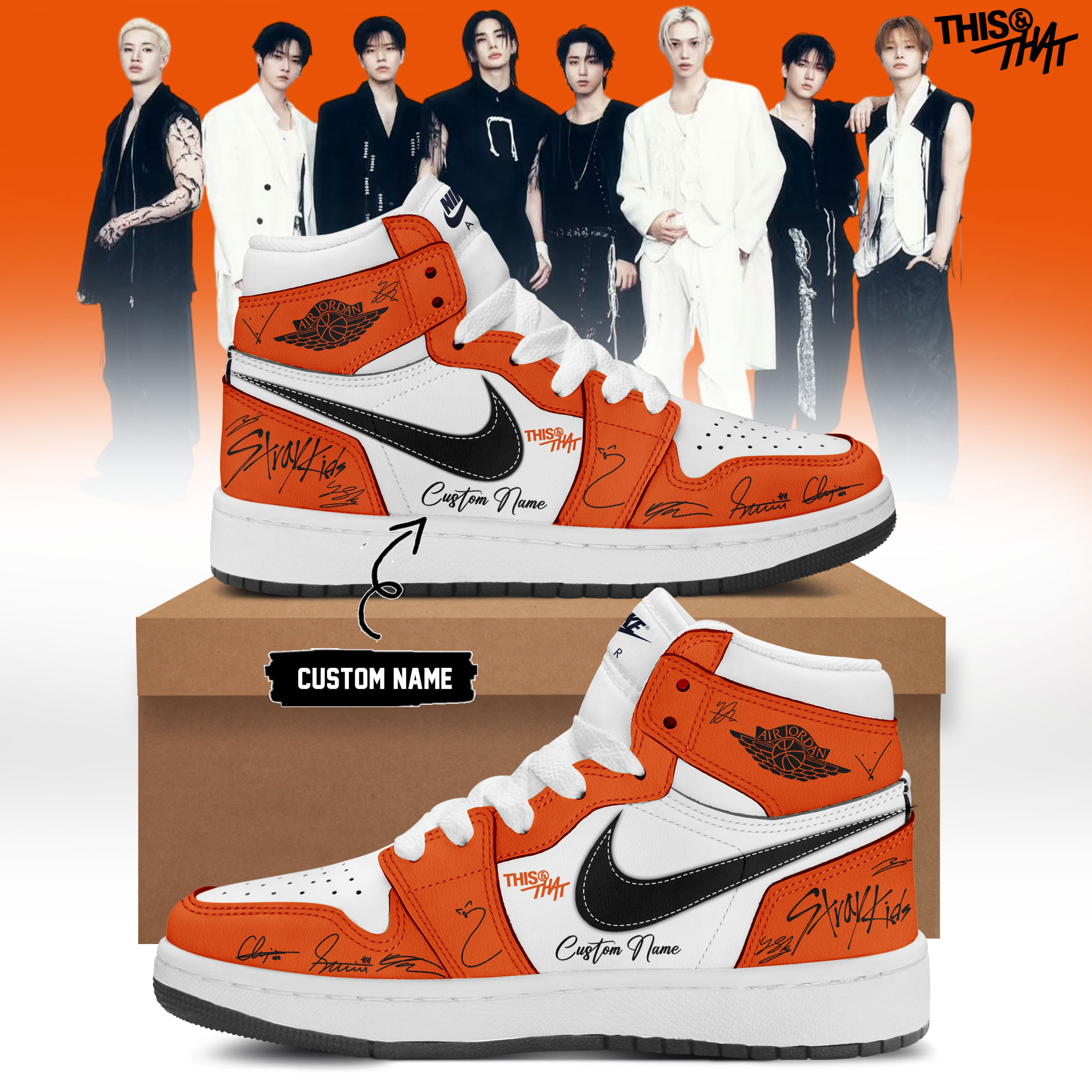 Stray Kids THIS & THAT Collector Edition High Top Sneakers