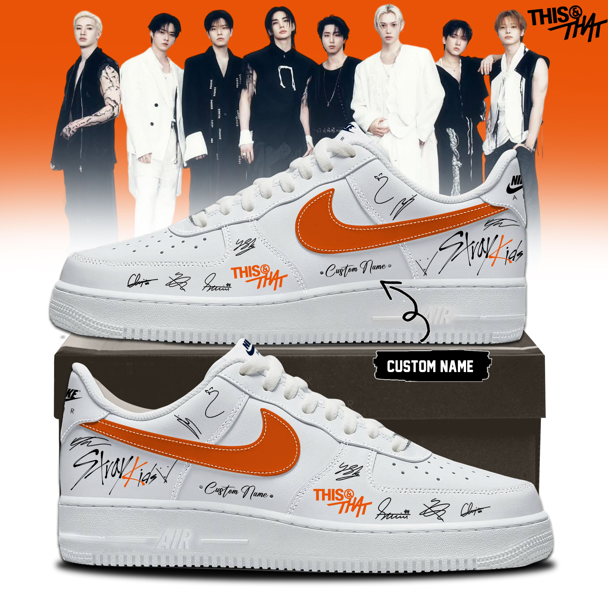 Stray Kids THIS & THAT Premium Fan Sneakers Limited Edition