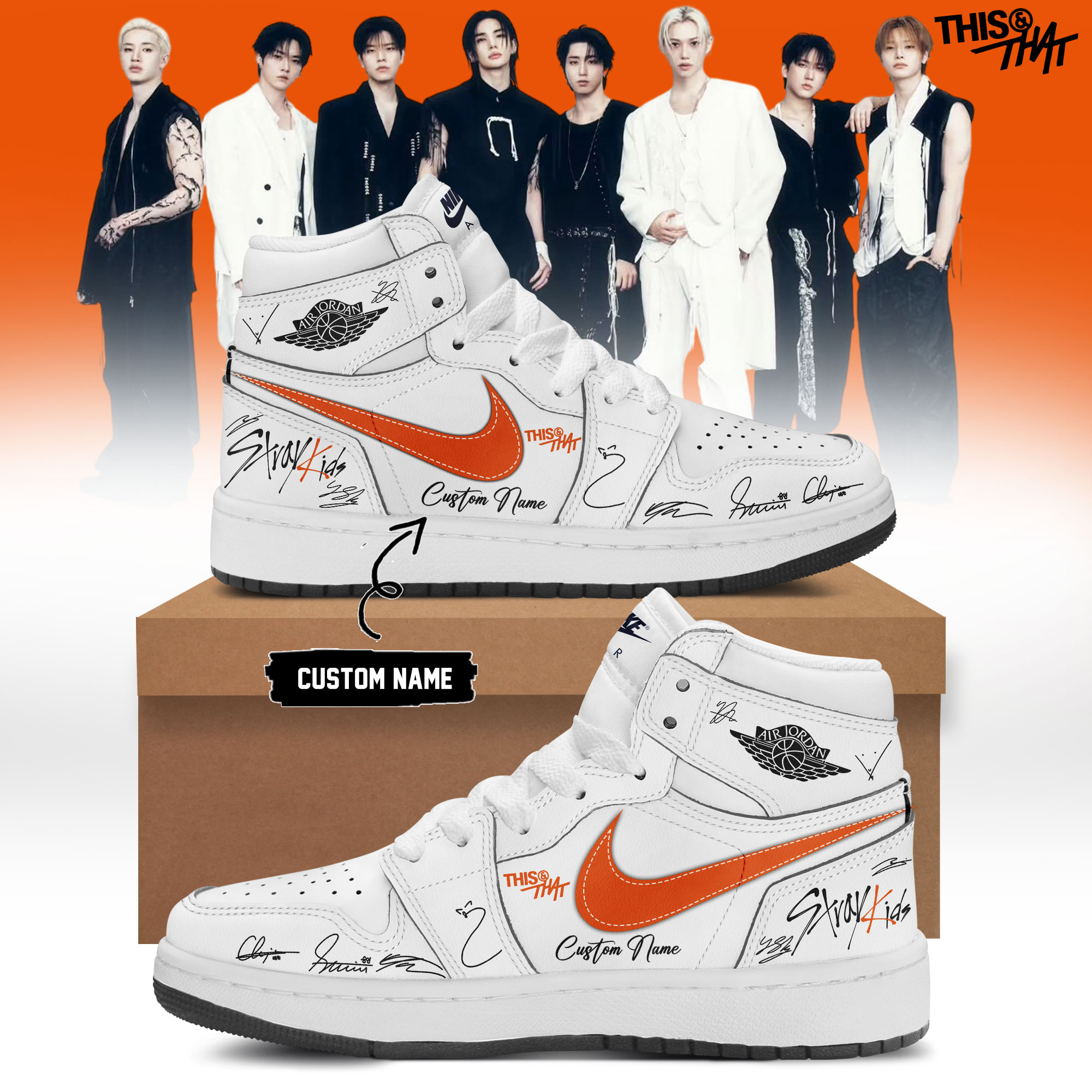 Stray Kids THIS & THAT Signature Lifestyle Shoes Fan Collection