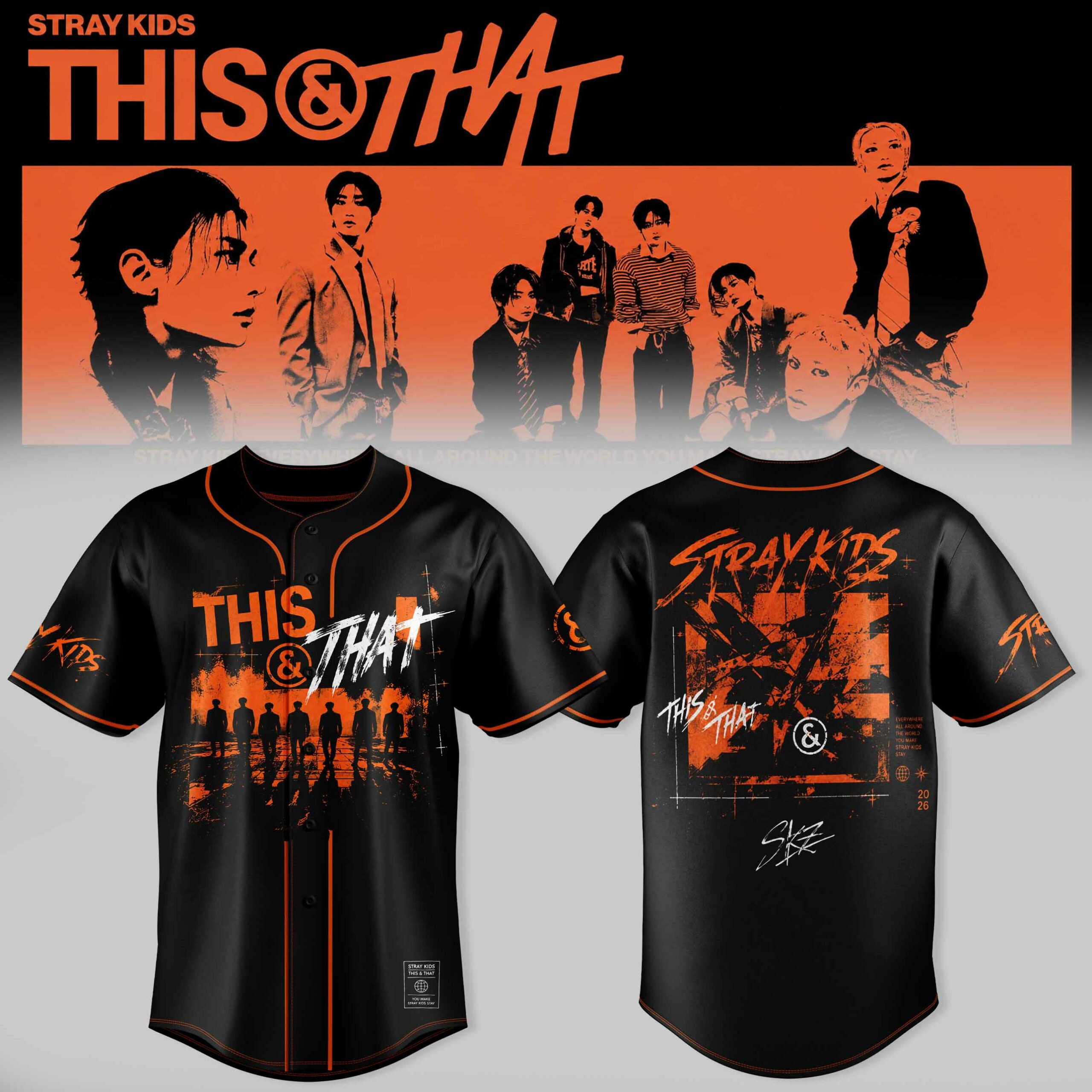 Stray Kids This That Signature Jersey KPop Music Lover Concert Fan Sports Style Gift 1 - Unicasport Stray Kids This That Signature Jersey KPop Music Lover Concert Fan Sports Style Gift