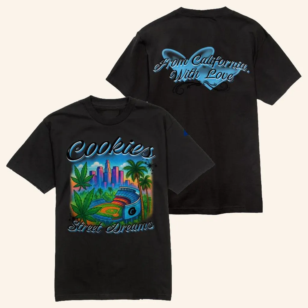 Street Dreams Merch Cookies Los Angeles Airbrush TShirt Fans Gifts